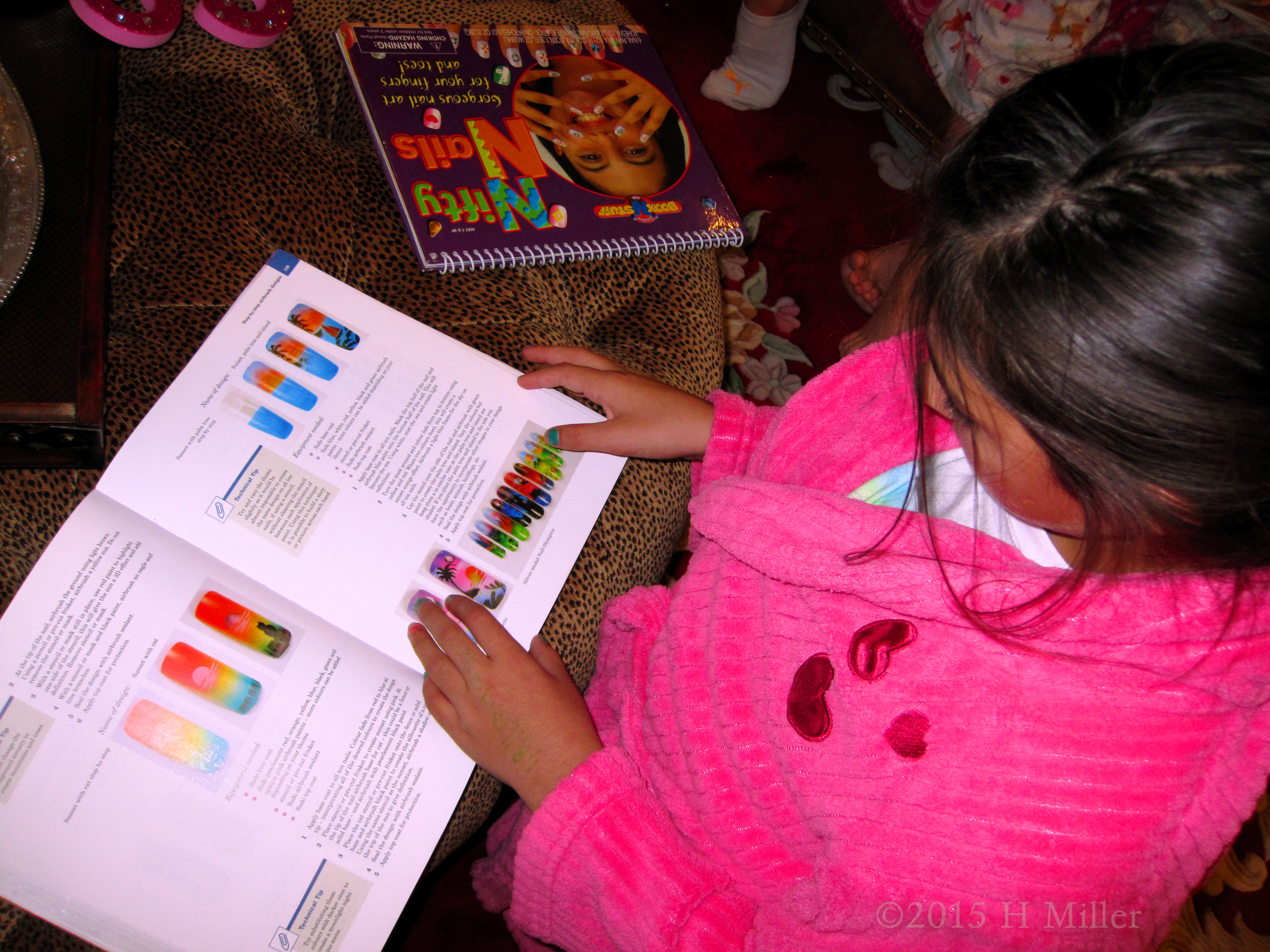 Picking Her Favorite Design For The Girls Nail Spa Picking Her Favorite Design For The Girls Nail Spa