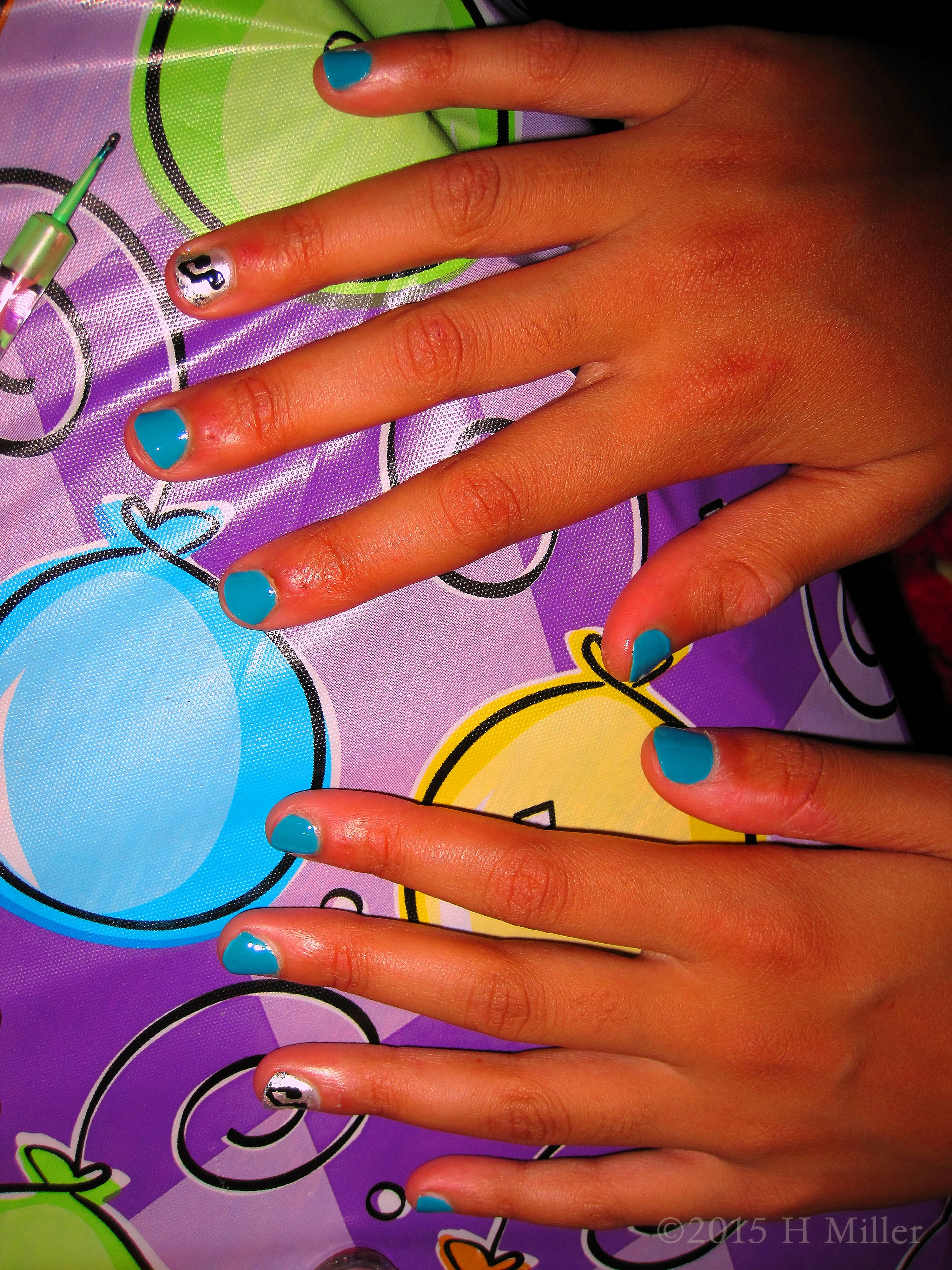 These Are The Birthday Girls Nails With Her Music Notes Nail Art These Are The Birthday Girls Nails With Her Music Notes Nail Art