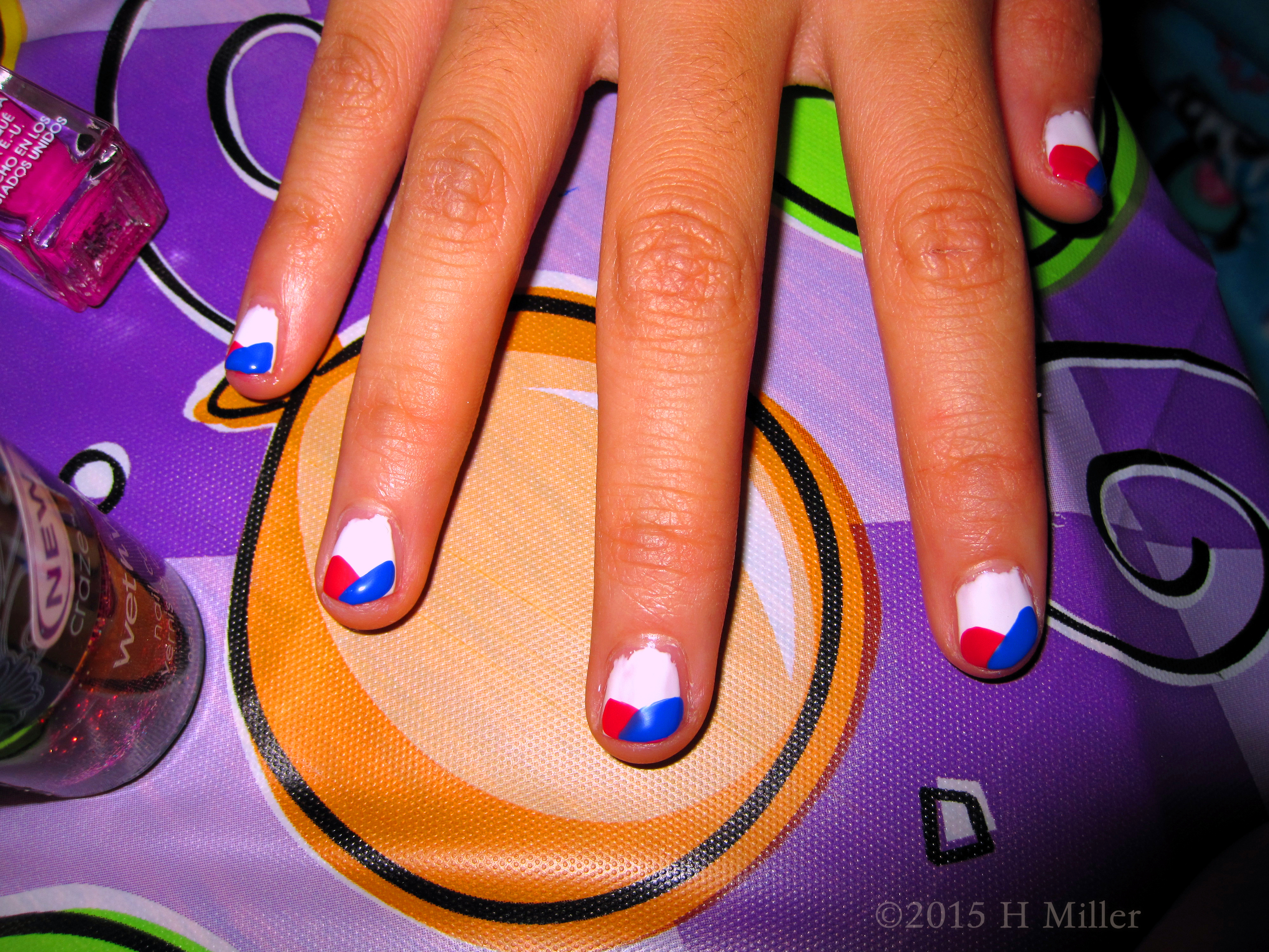 Triangle Nail Art Design On The Other Hand At Isha's Nail Spa Triangle Nail Art Design On The Other Hand At Isha's Nail Spa