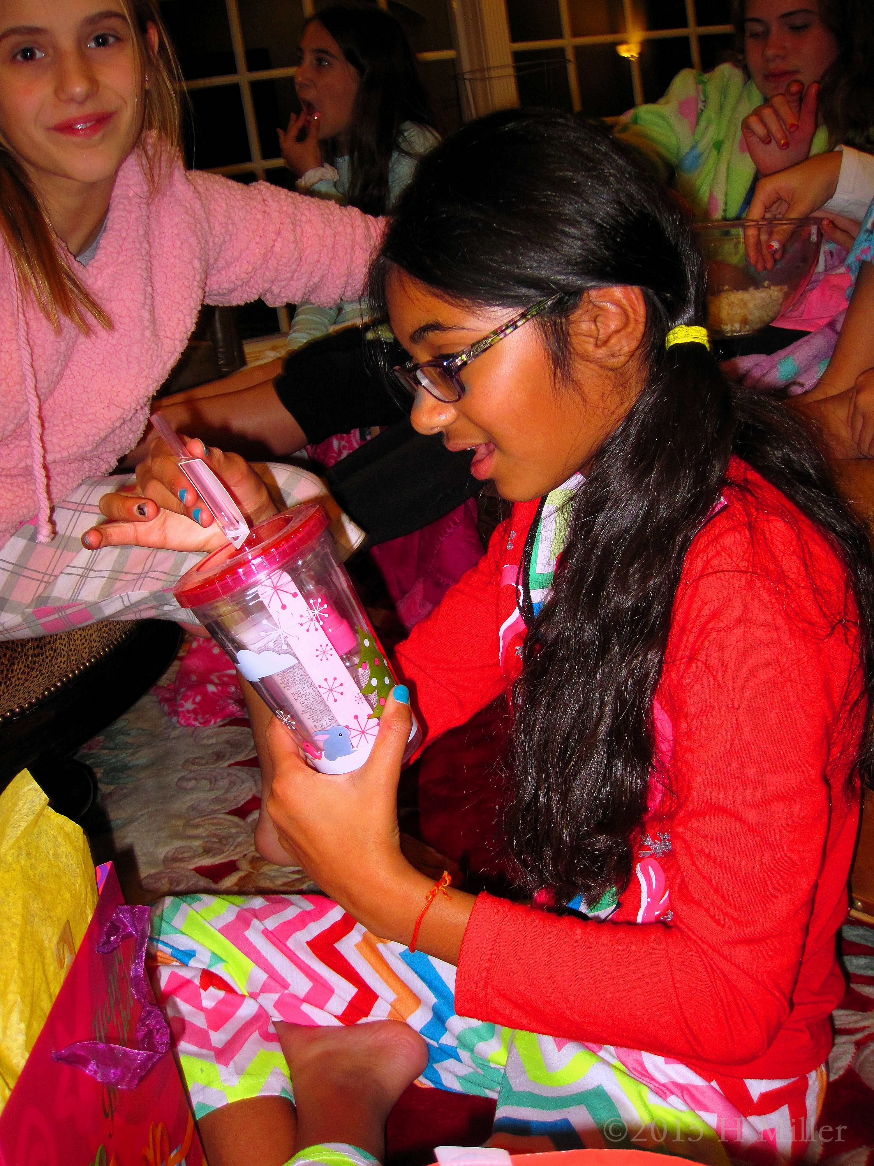 Checking Out Her New Gift Checking Out Her New Gift