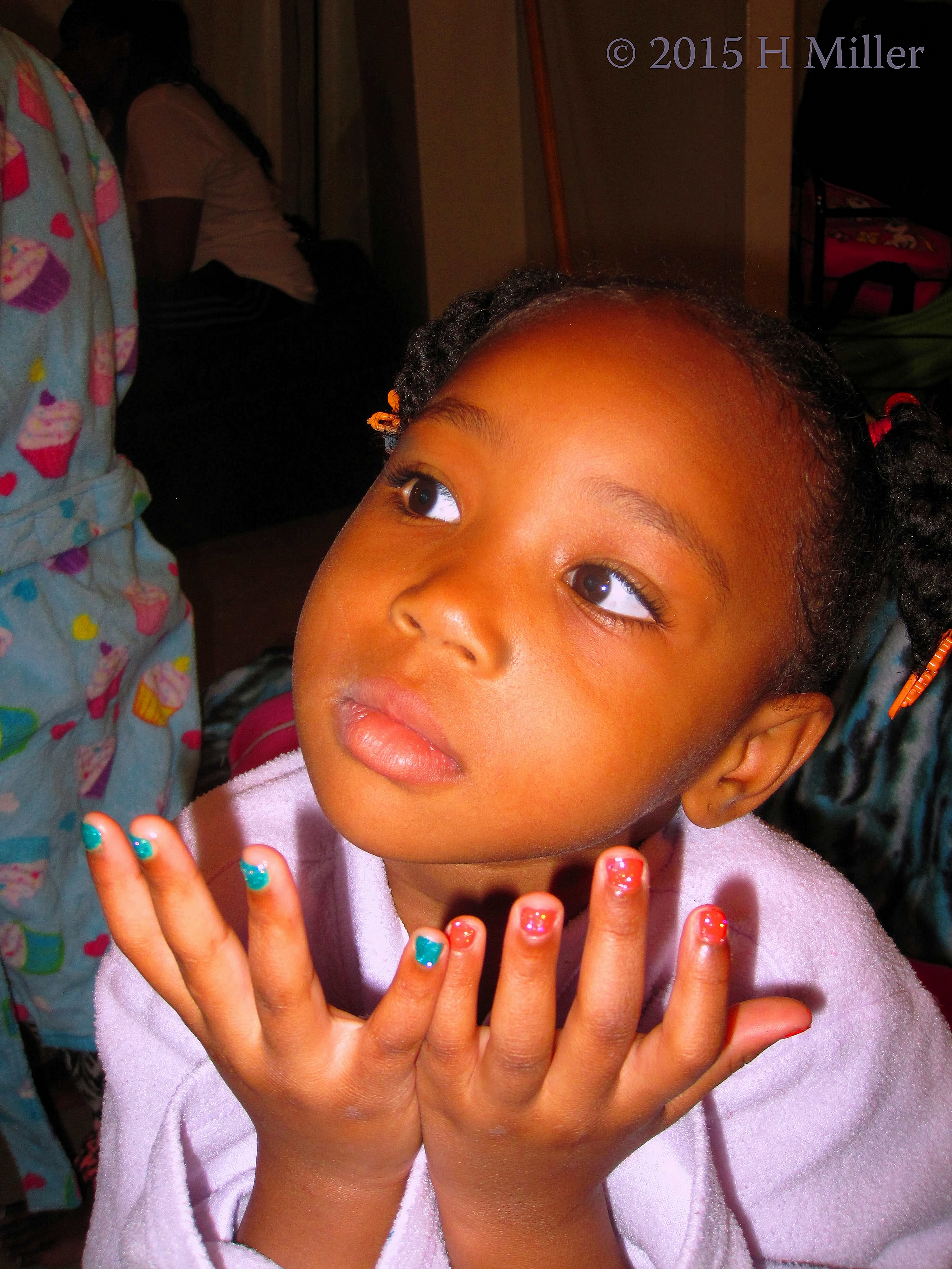 Girls Spa Party Nail Art. Girls Spa Party Nail Art.