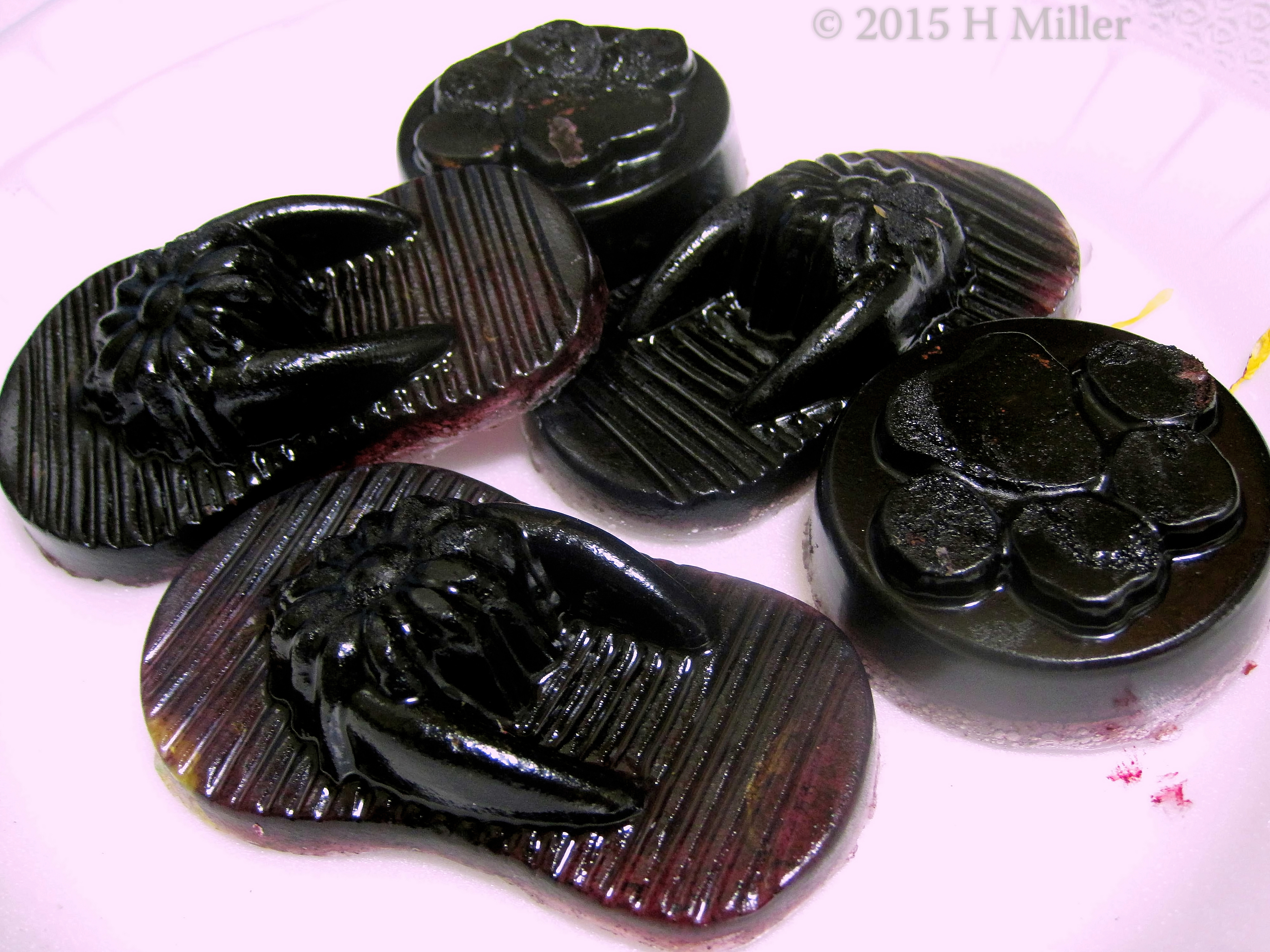 Paw Print And Sandal Shapred Homemade Soap Made At Iyanna's Spa Party! Paw Print And Sandal Shapred Homemade Soap Made At Iyanna's Spa Party!