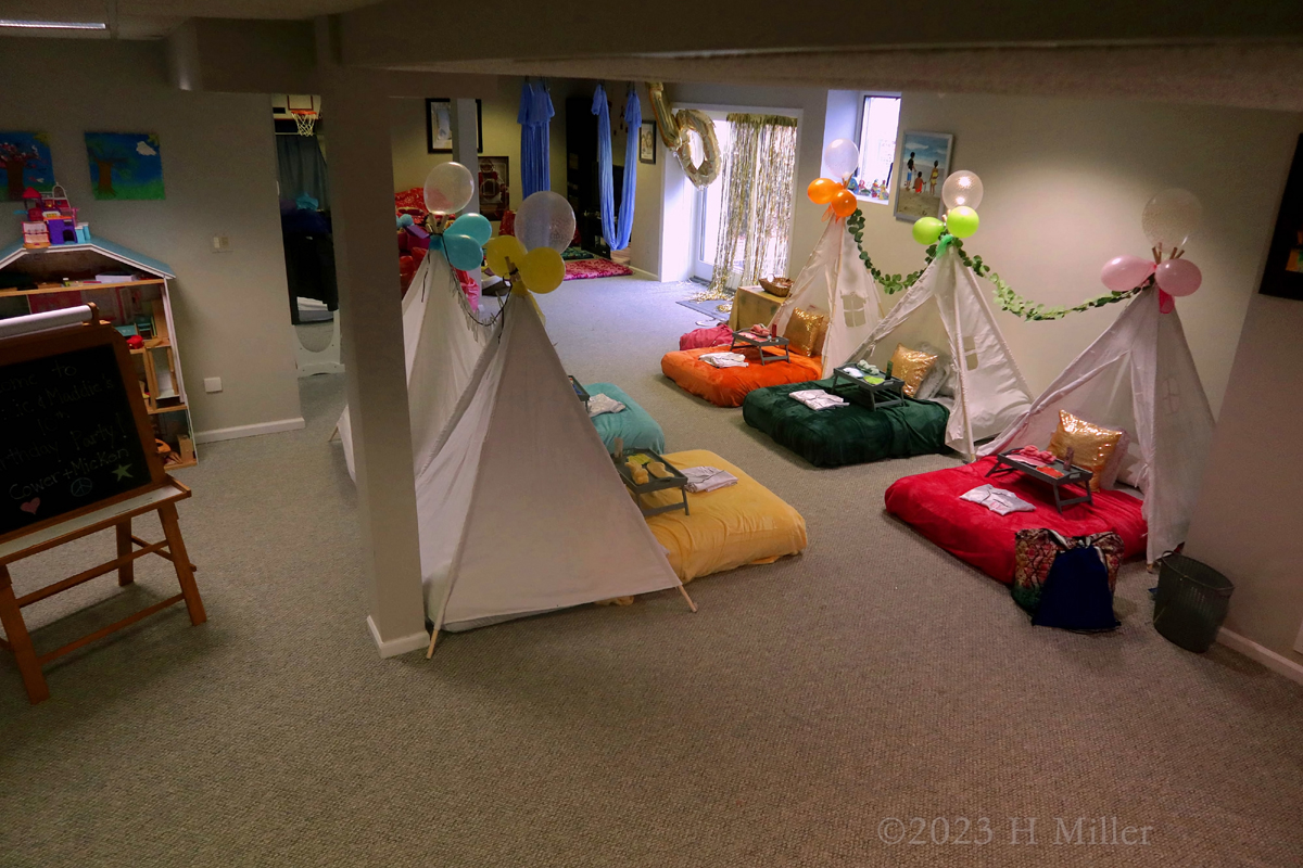 Girls Spa Birthday Party For Izzy And Maddie! 