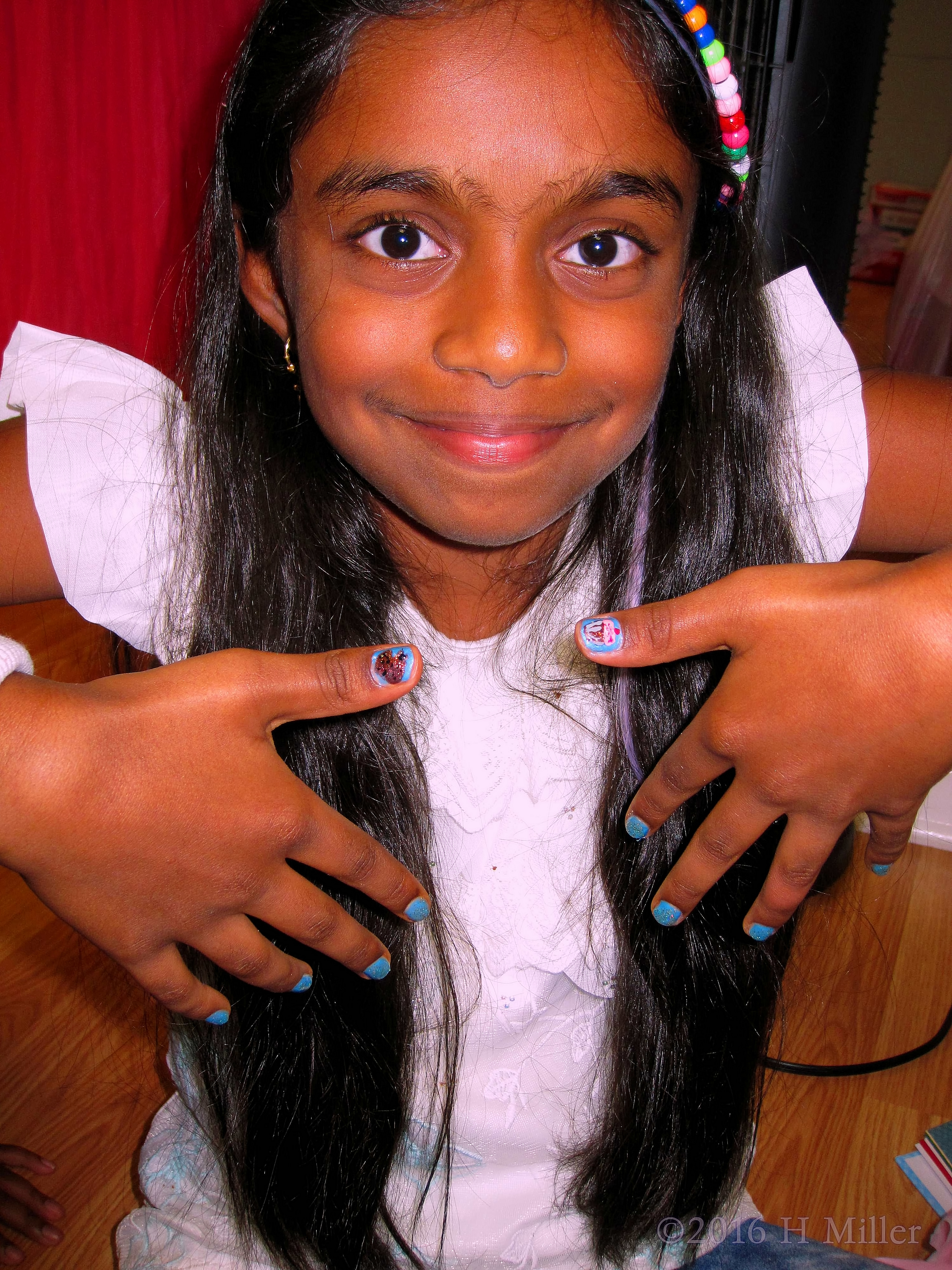 She Loves Her Kids Spa Party Manicure! 