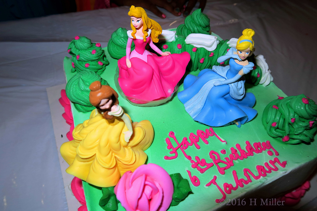 Sixth Birthday Princess Cake 