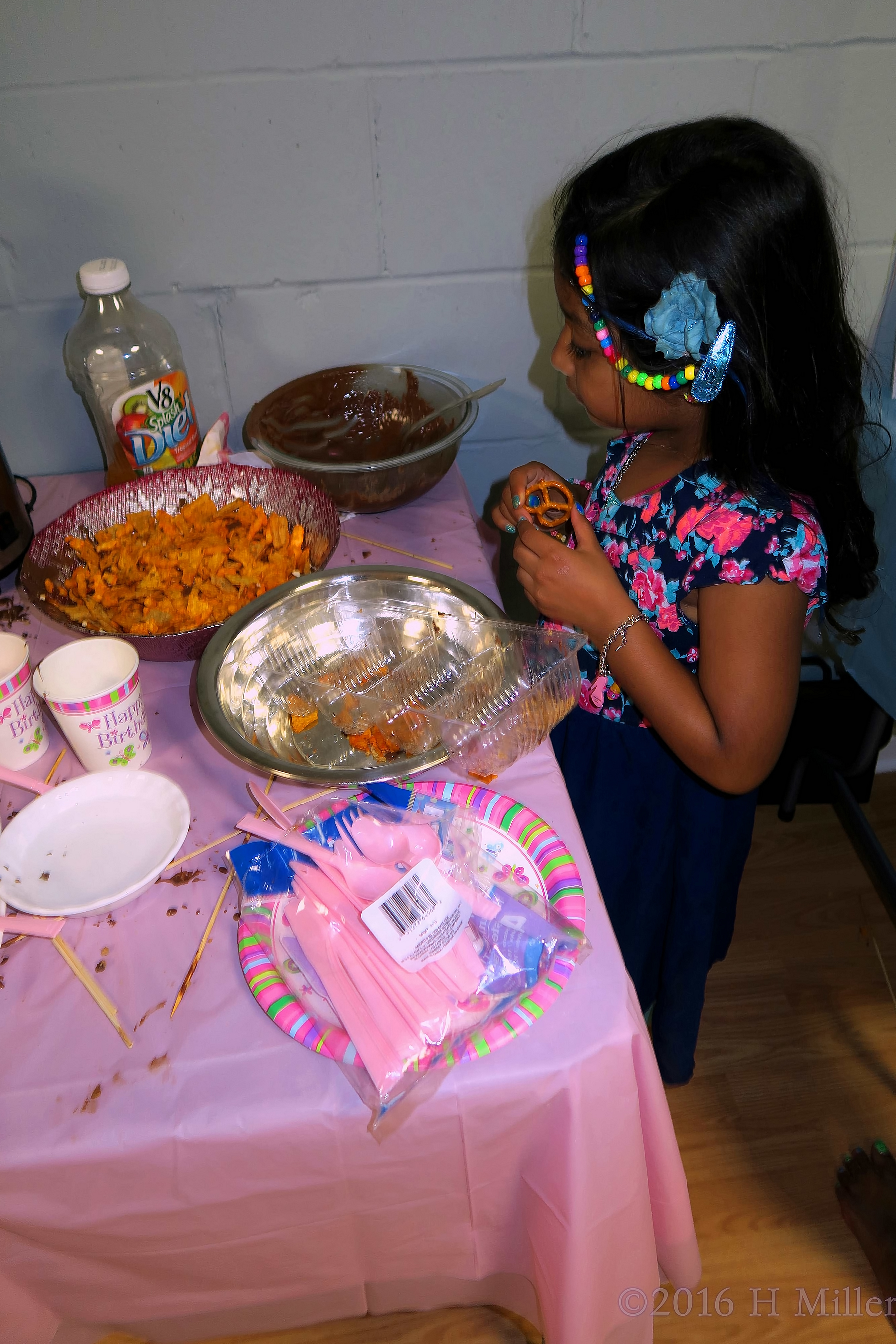 At The Snack Table 