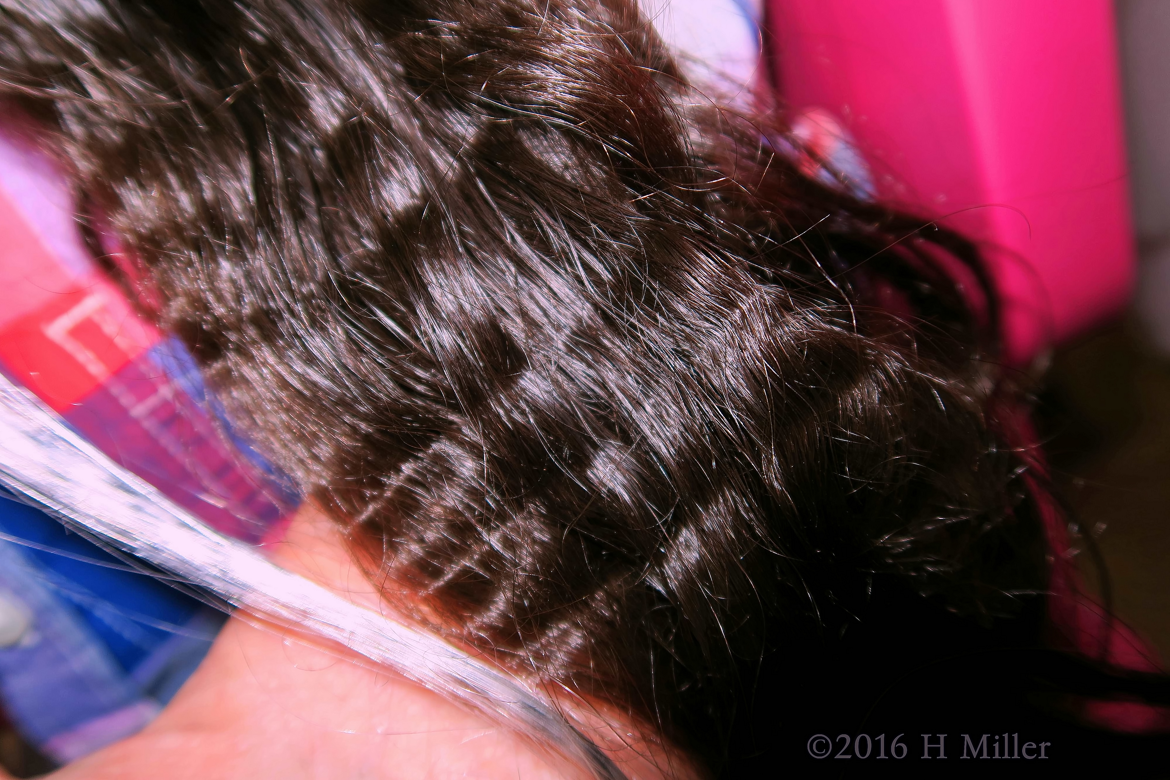 Crimped Kids Spa Hairstyle 
