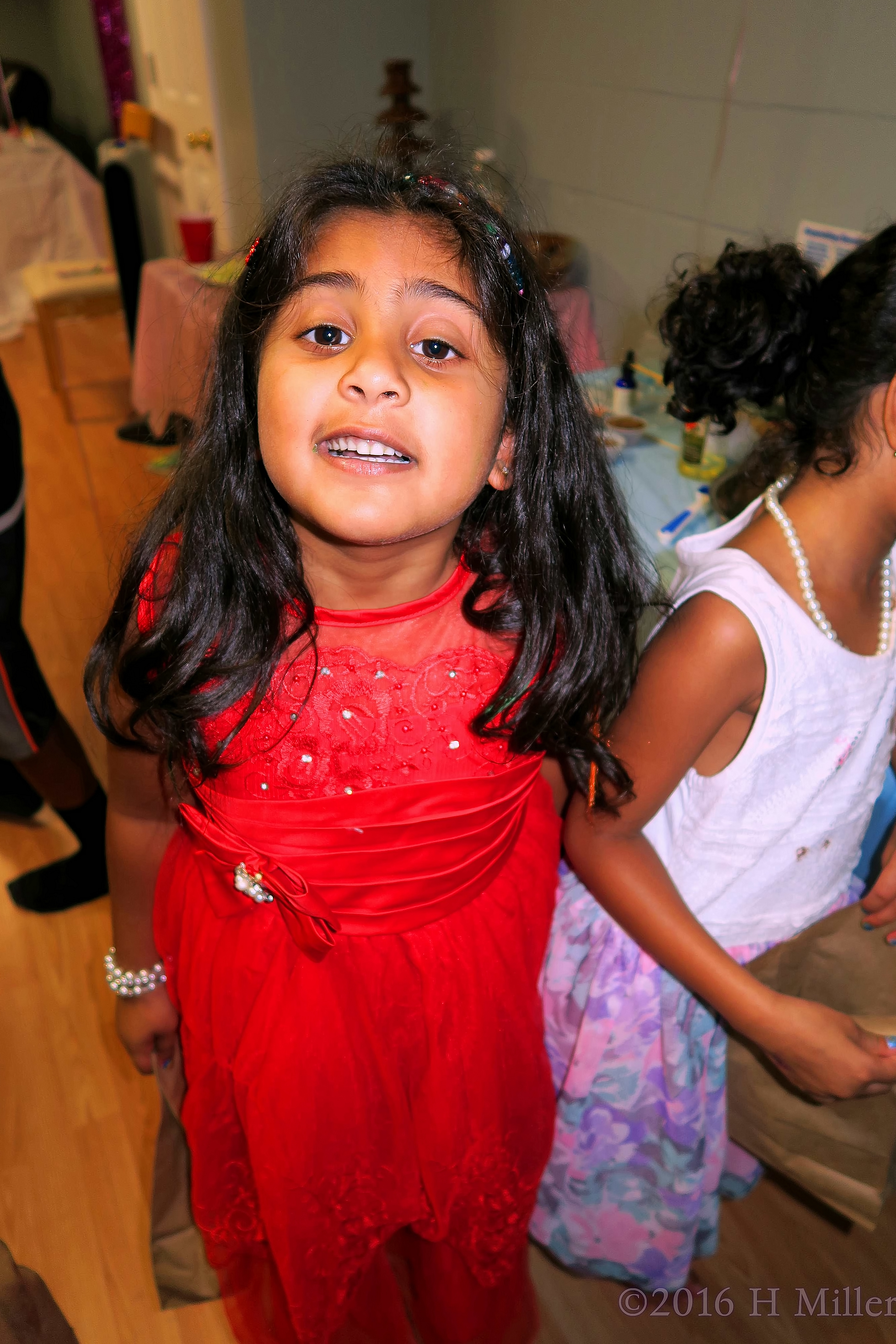 Talking With Friends During Her Kids Spa Party 4 Talking With Friends During Her Kids Spa Party 4