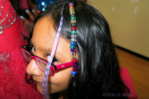 A Beaded Extension And A Hair Feather! A Beaded Extension And A Hair Feather!