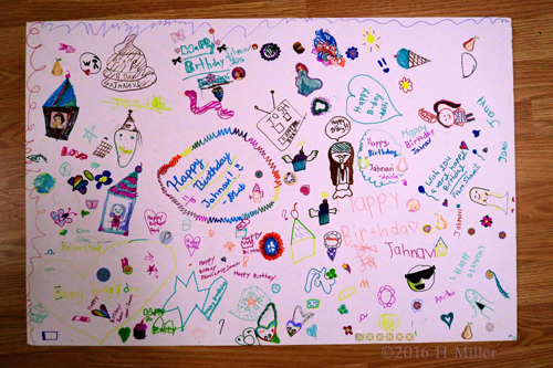 Colorful Spa Birthday Card Designed By All Of Jahnavi's Friends Colorful Spa Birthday Card Designed By All Of Jahnavi's Friends