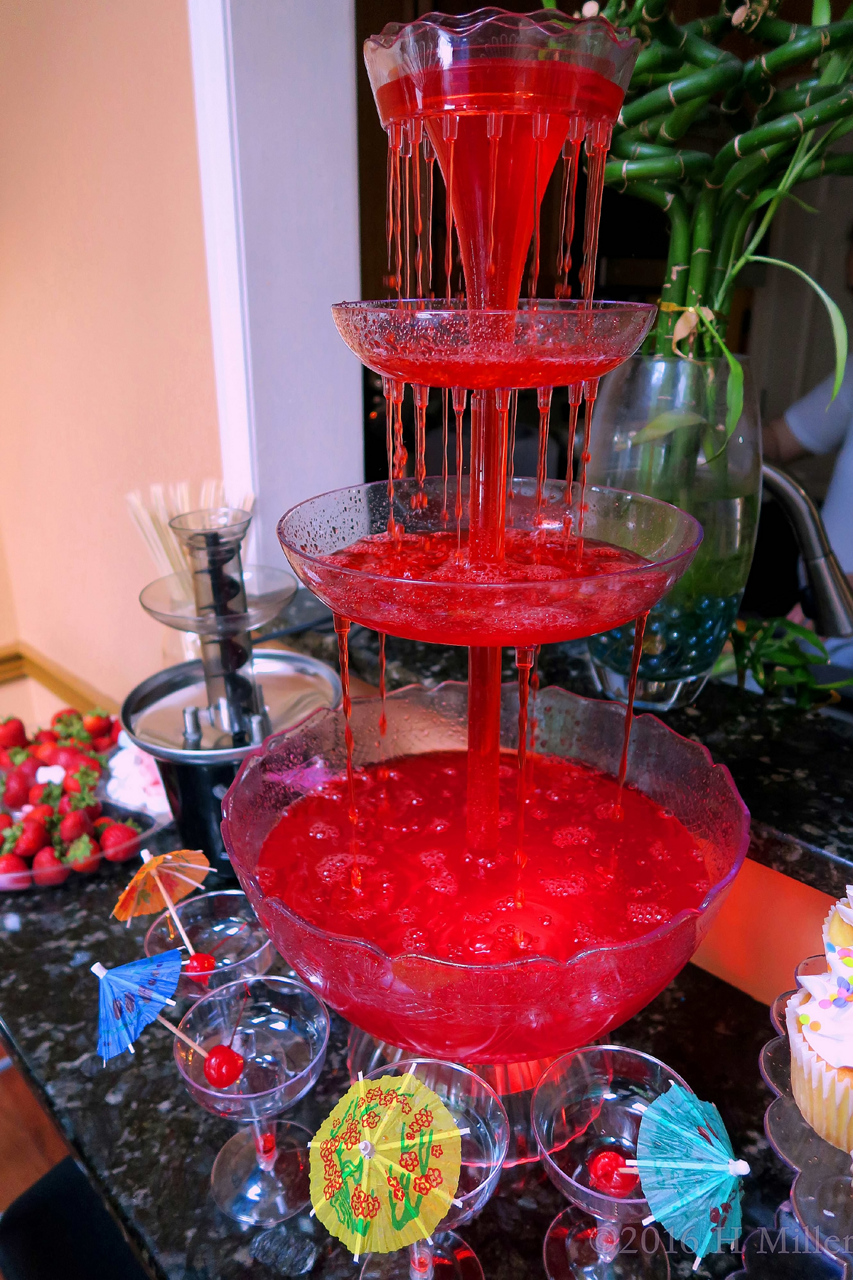 Cute Cocktail Cups For The Kids Home Spa Punch Fountain! 