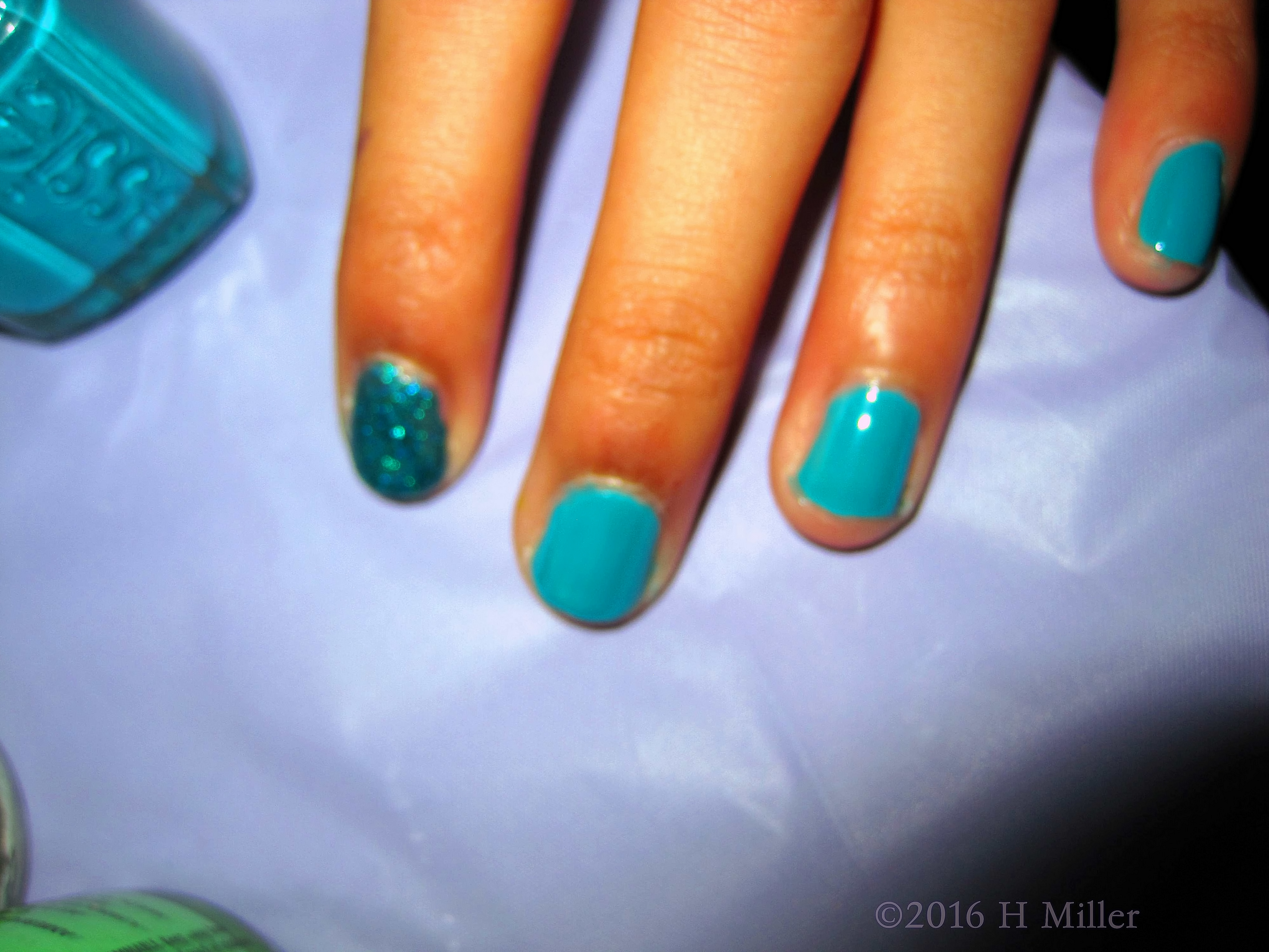 Cute Blue Home Spa Kids Manicure Cute Blue Home Spa Kids Manicure