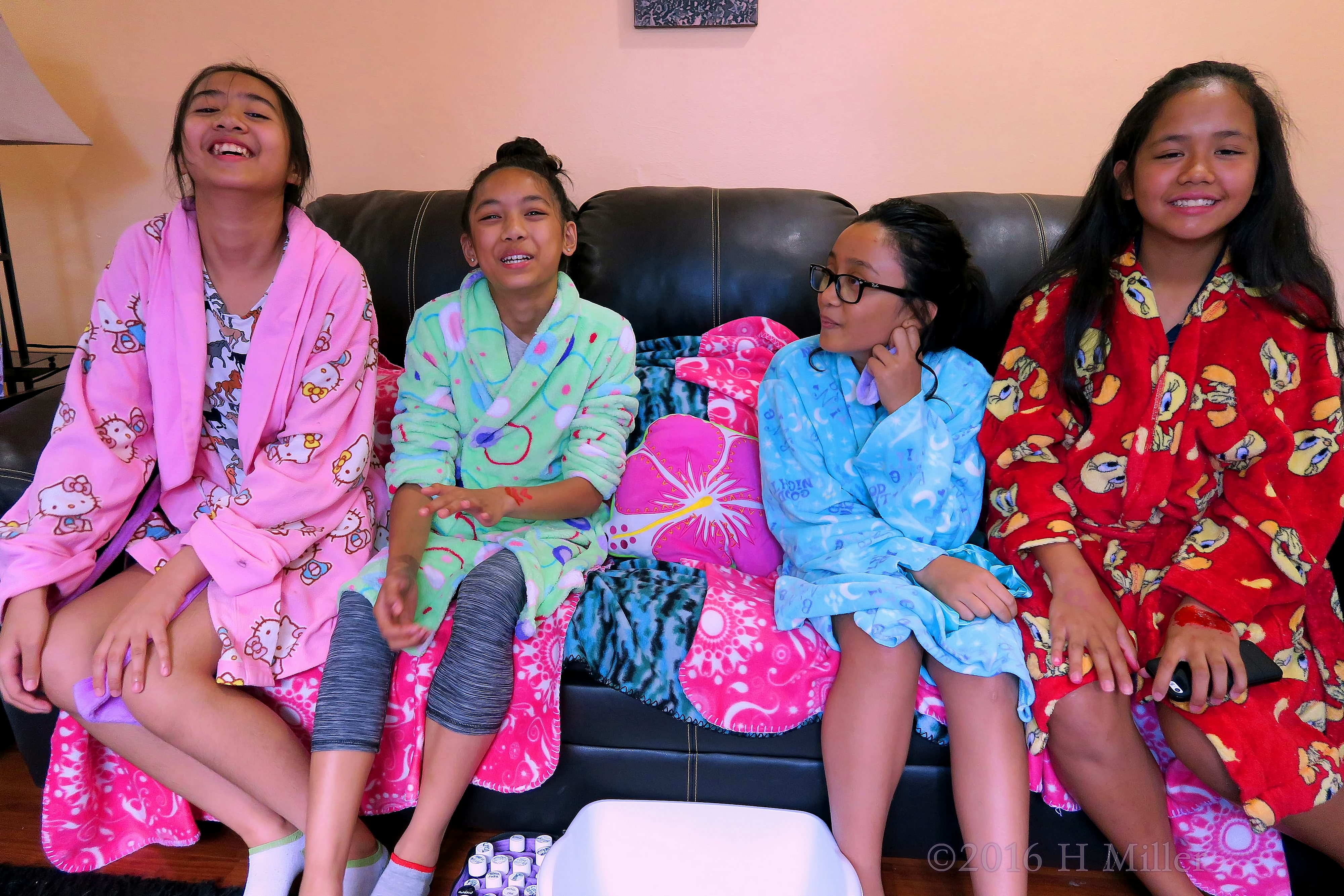 Laughing And Hanging Out Before The Kids Party Laughing And Hanging Out Before The Kids Party