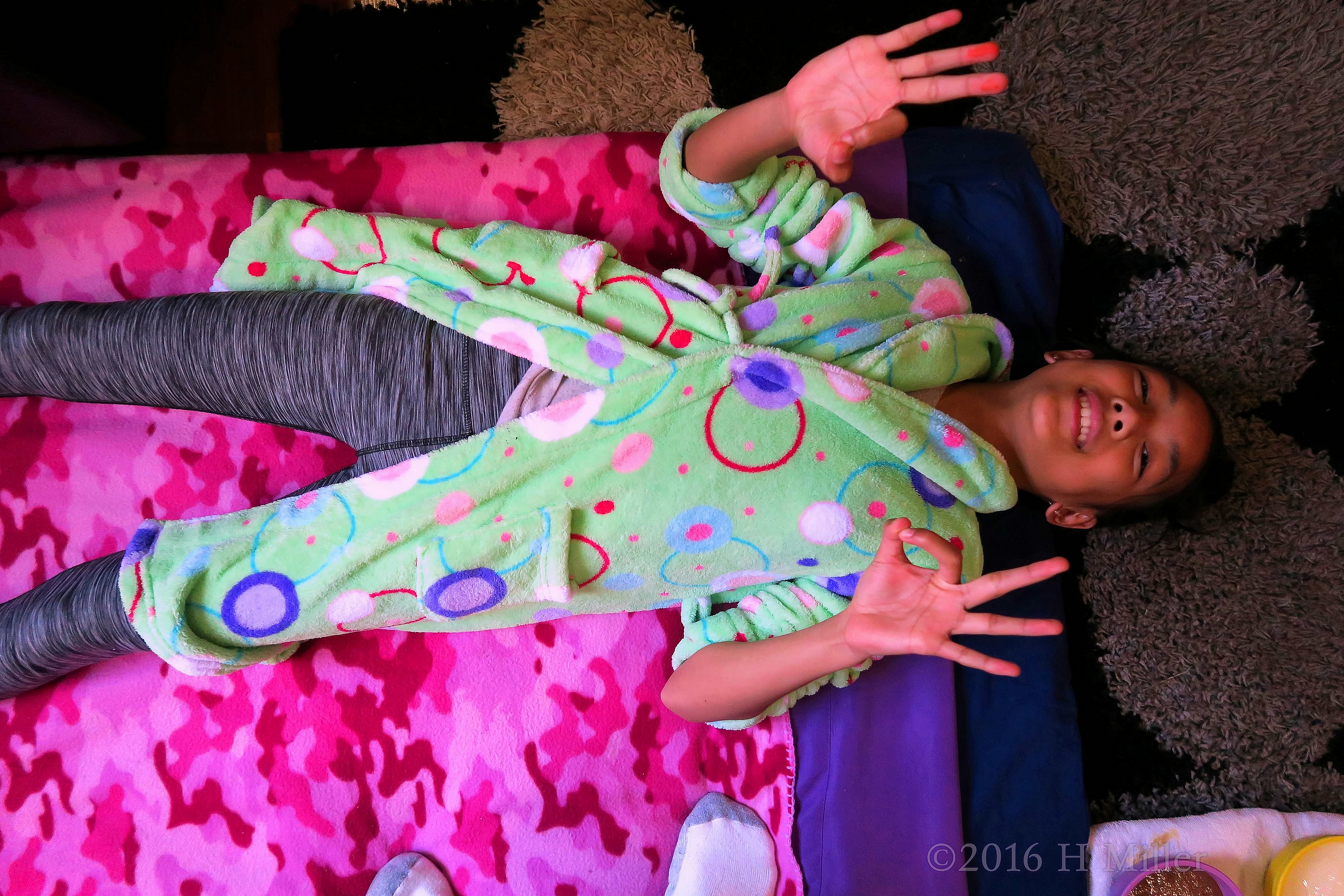 Smiling And Ready For Her Kids Massage And Facial! Smiling And Ready For Her Kids Massage And Facial!