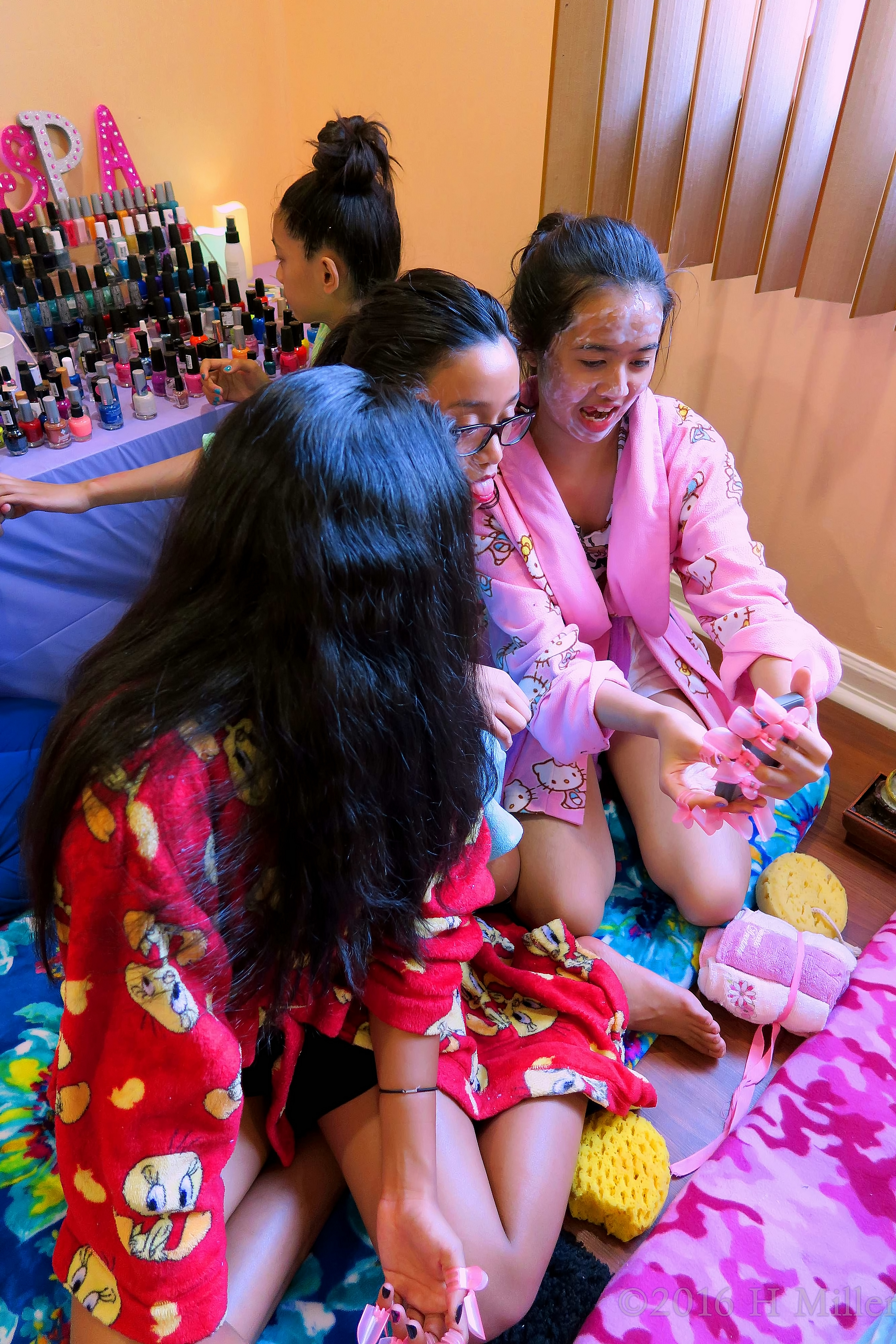 Hanging Out With Kids Facials And Spa Robes 