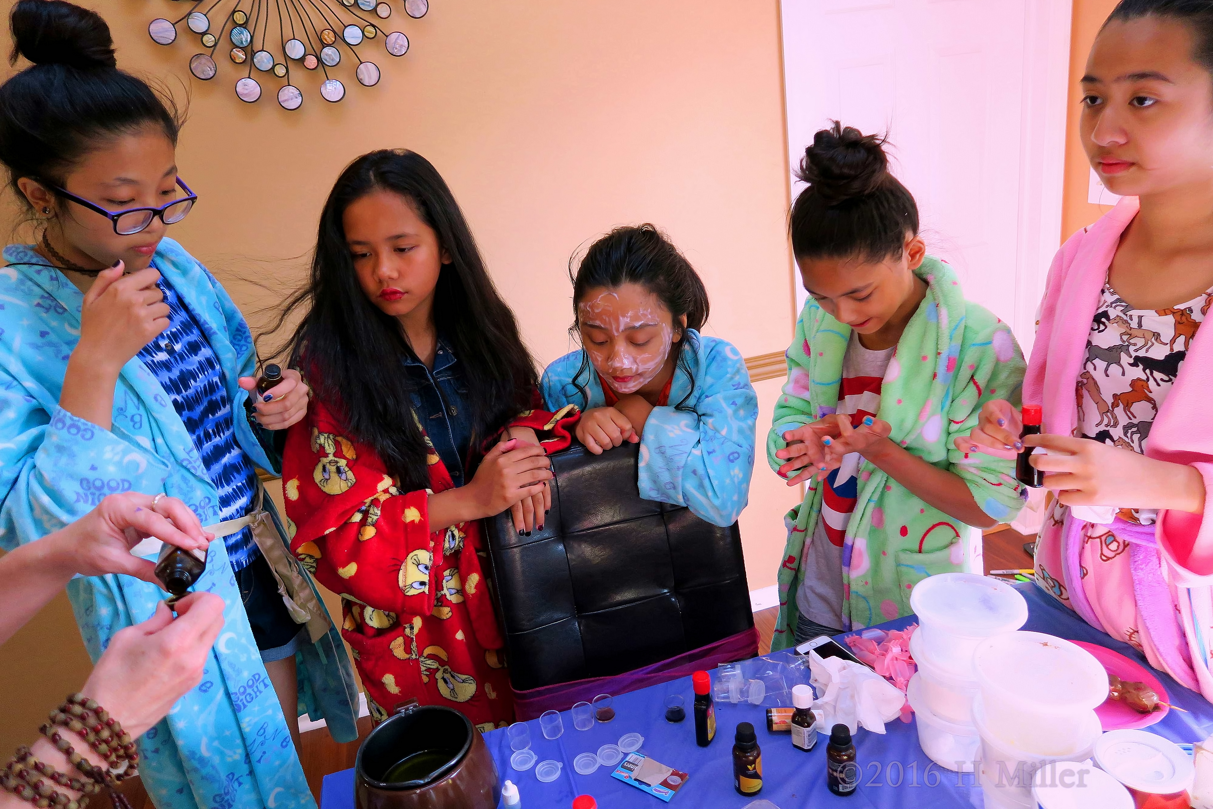 Making Lip Balm At The Kids Home Spa Party Making Lip Balm At The Kids Home Spa Party