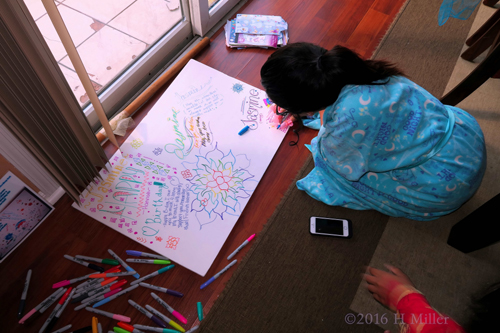 Awesome Flower On The Kids Spa Birthday Car Awesome Flower On The Kids Spa Birthday Car