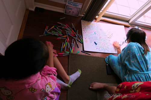 Drawing Awesome Designs On A Spa Birthday Car Drawing Awesome Designs On A Spa Birthday Car