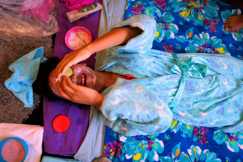 Giggling In The Home Spa Kids Facial And Massage Area Giggling In The Home Spa Kids Facial And Massage Area