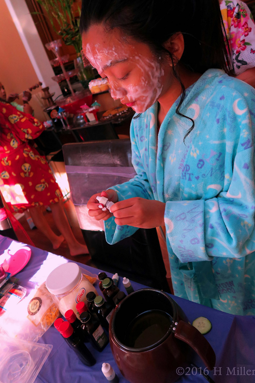 Lip Balm Making During Kids Facials