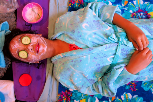 Relaxing At Home Kids Spa Facial Relaxing At Home Kids Spa Facial