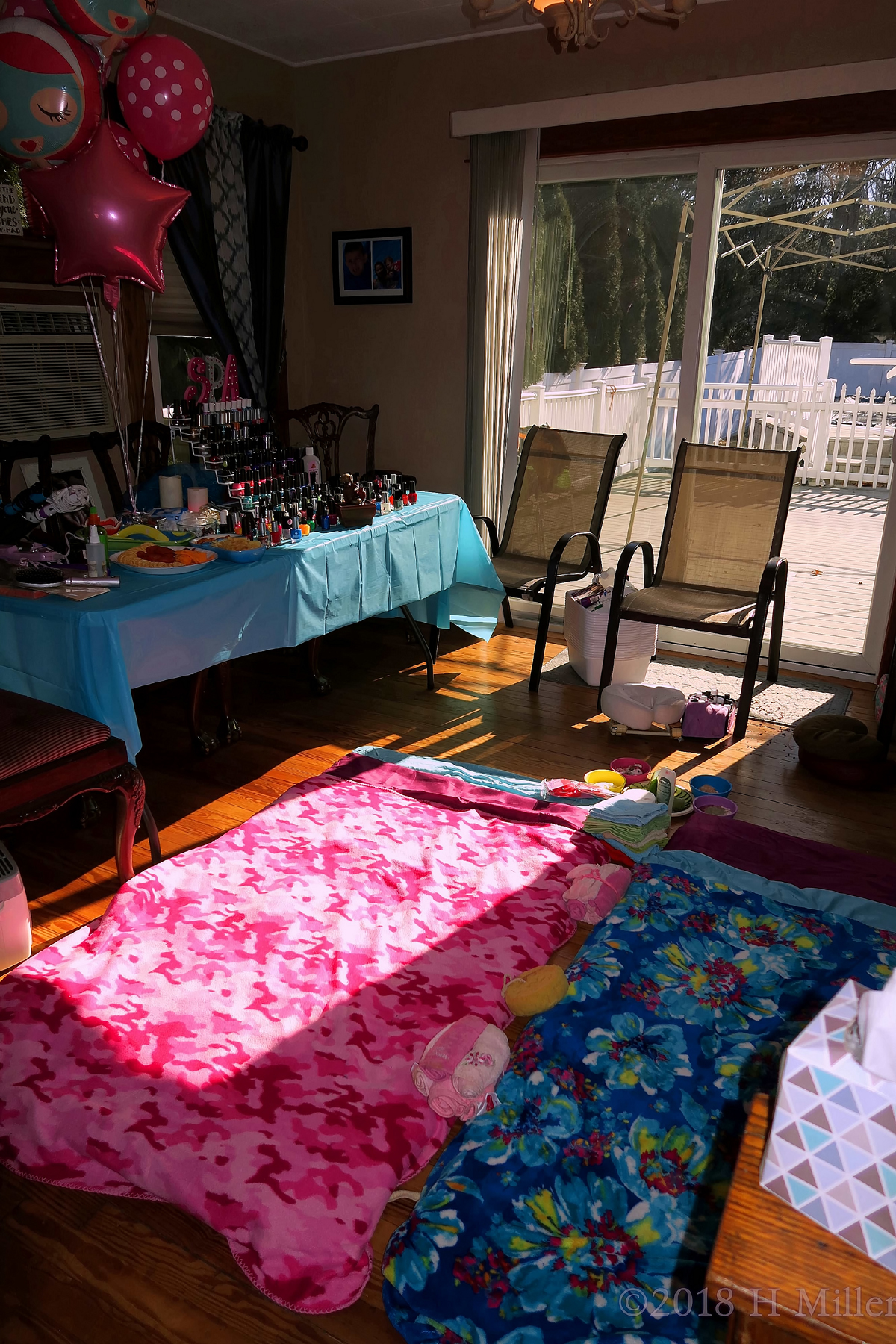 Kids Spa Party Manicure Station, And Facials For Girls! 