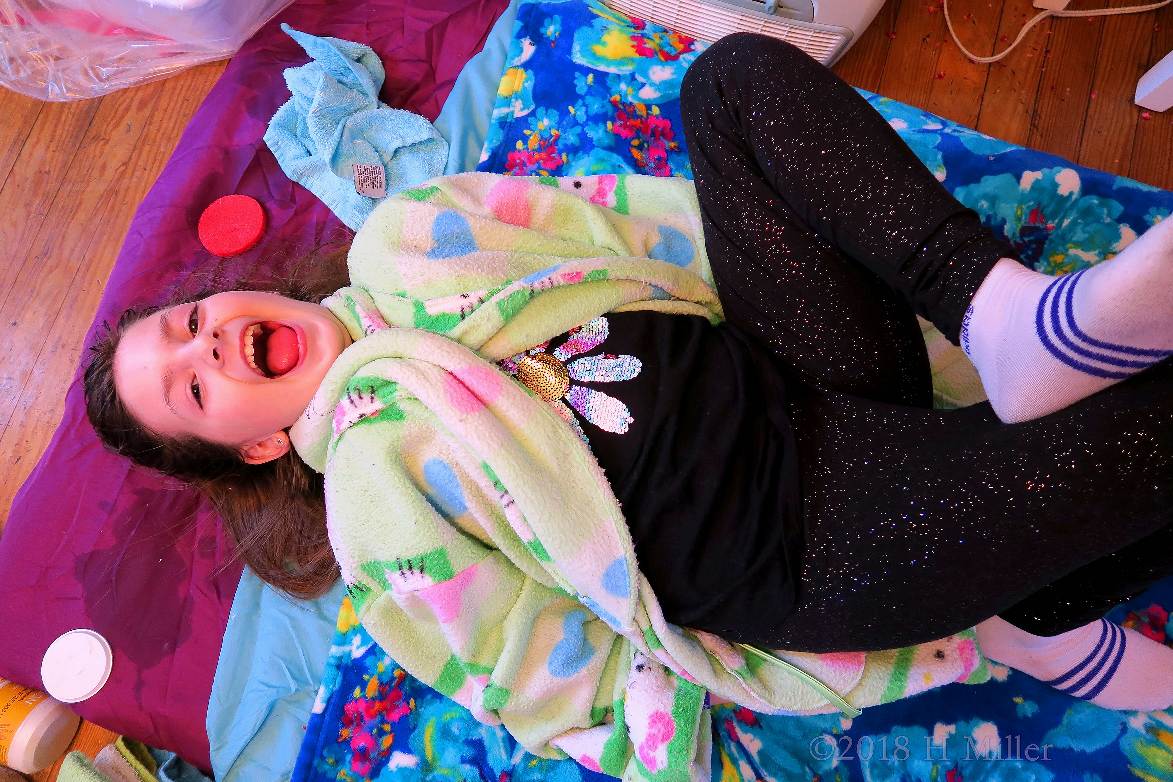 Silly Girl! Party Guest Loving The Kids Facial Station! Silly Girl! Party Guest Loving The Kids Facial Station!