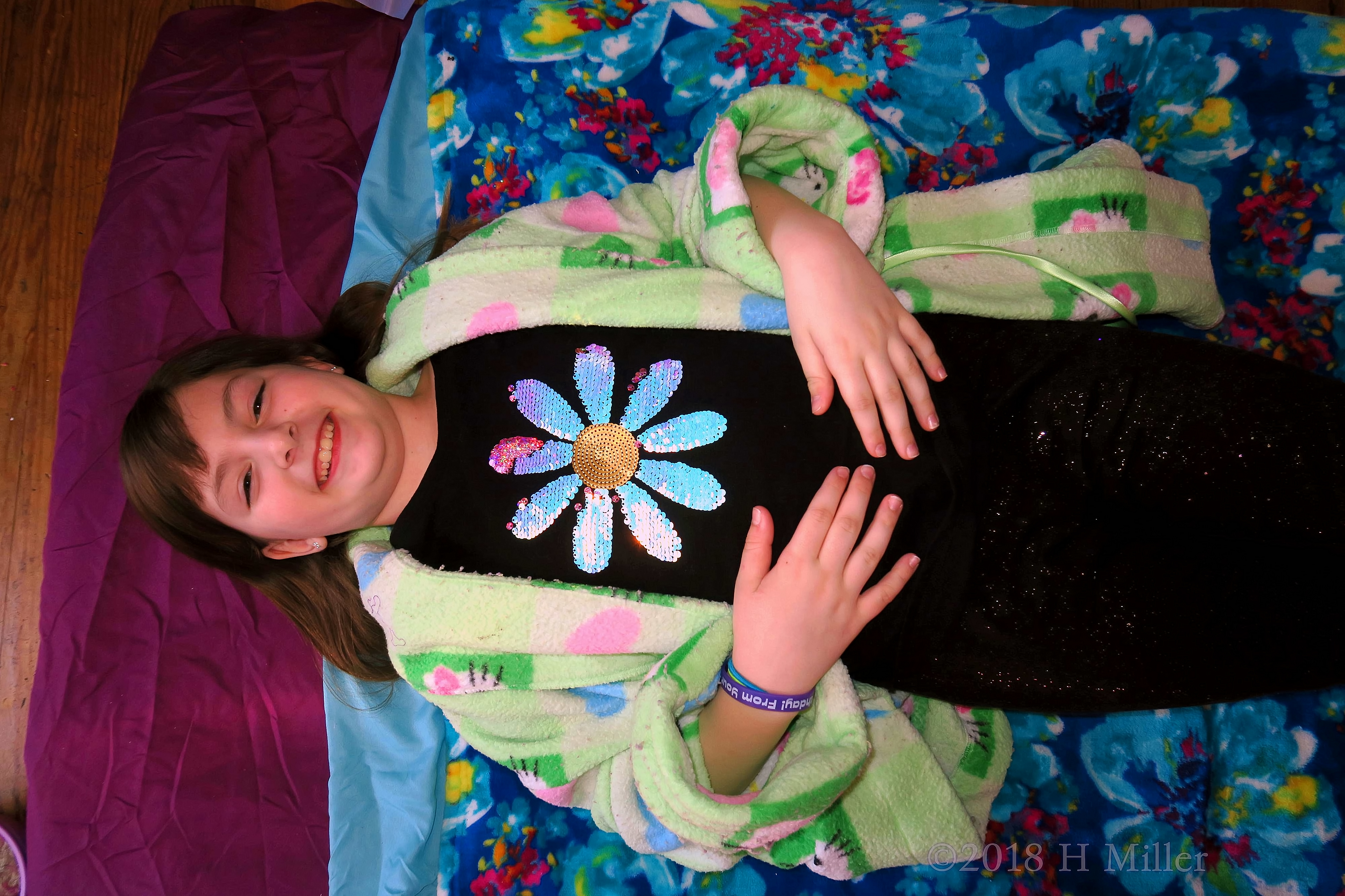 Spa Party Guest Preparing For Her Kids Facial Spa Party Guest Preparing For Her Kids Facial