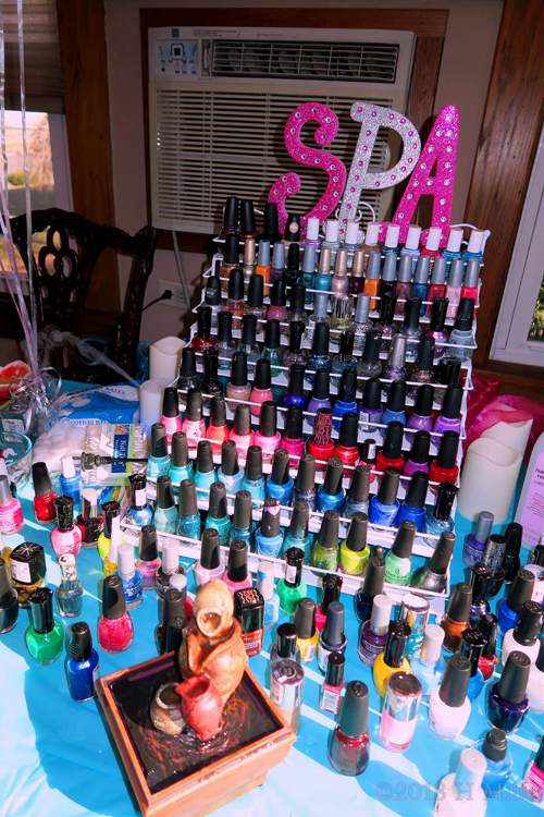 Kids Nail Spa Polish Station!