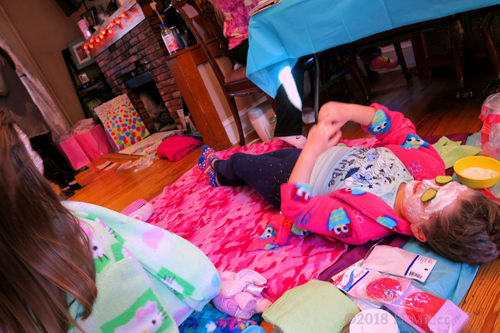 Party Guests Getting Kids Facials! Party Guests Getting Kids Facials!