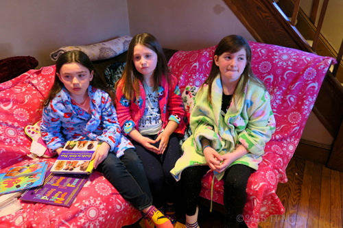 Party Guests Partaking In Nail Art Choices Party Guests Partaking In Nail Art Choices