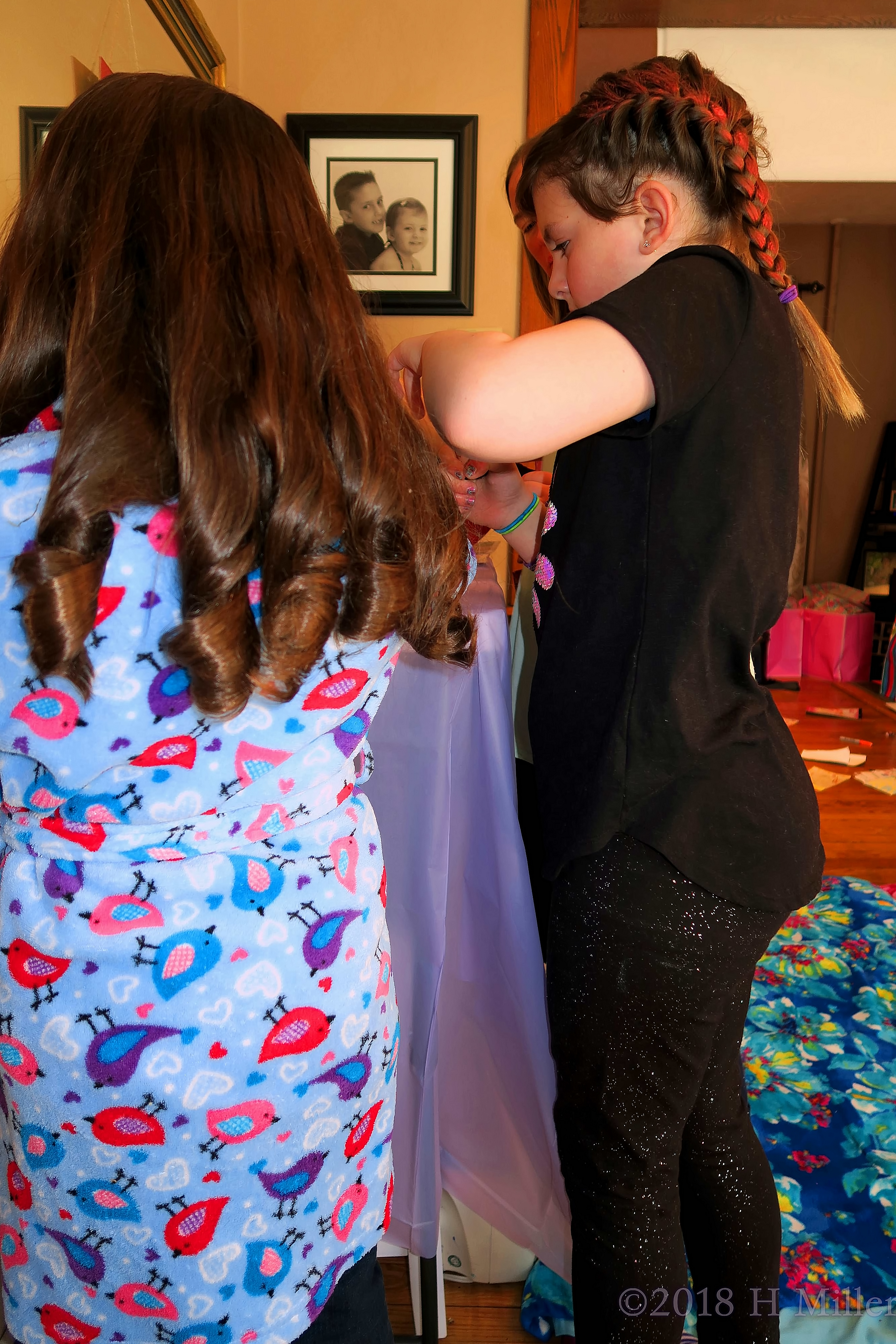 Braids And Curls Kids Hairstyles On Party Guests! Braids And Curls Kids Hairstyles On Party Guests!