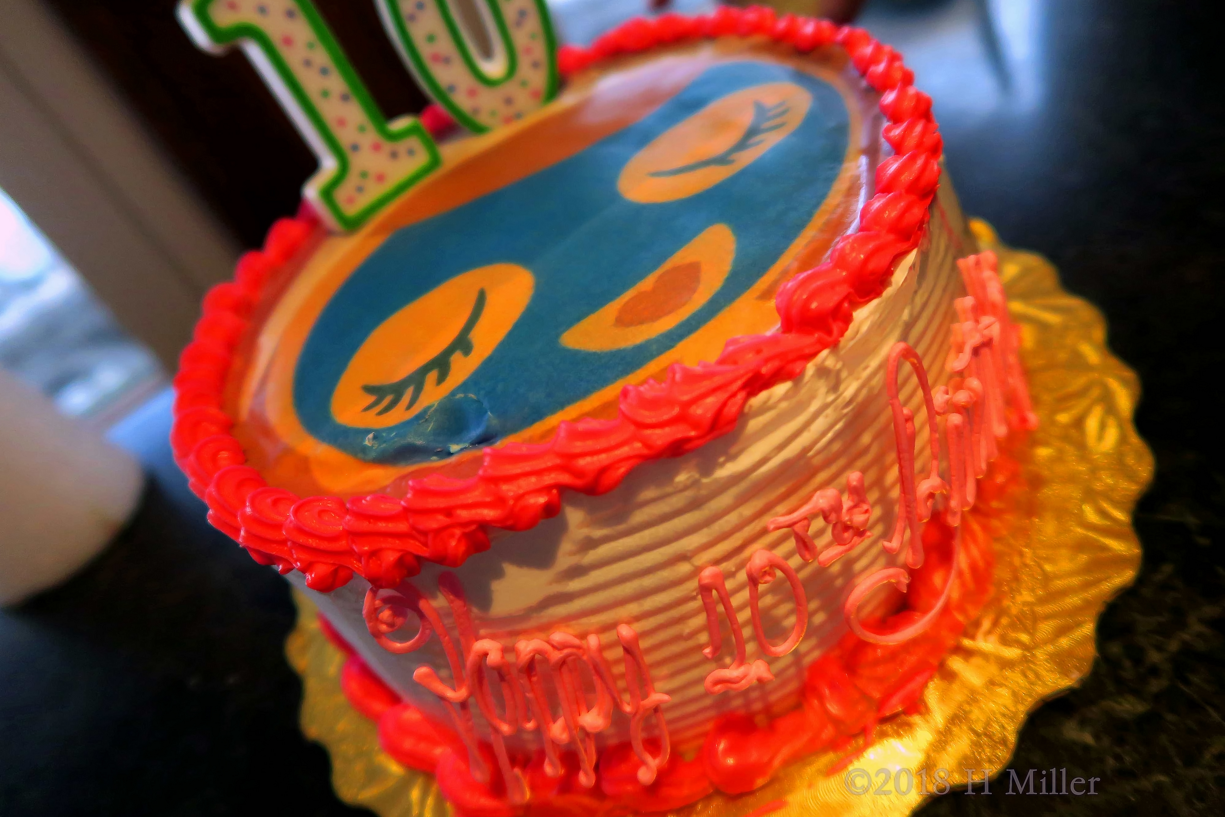 Close Up Of Kids Spa Party Birthday Cake! Super Cool Design! Close Up Of Kids Spa Party Birthday Cake! Super Cool Design!