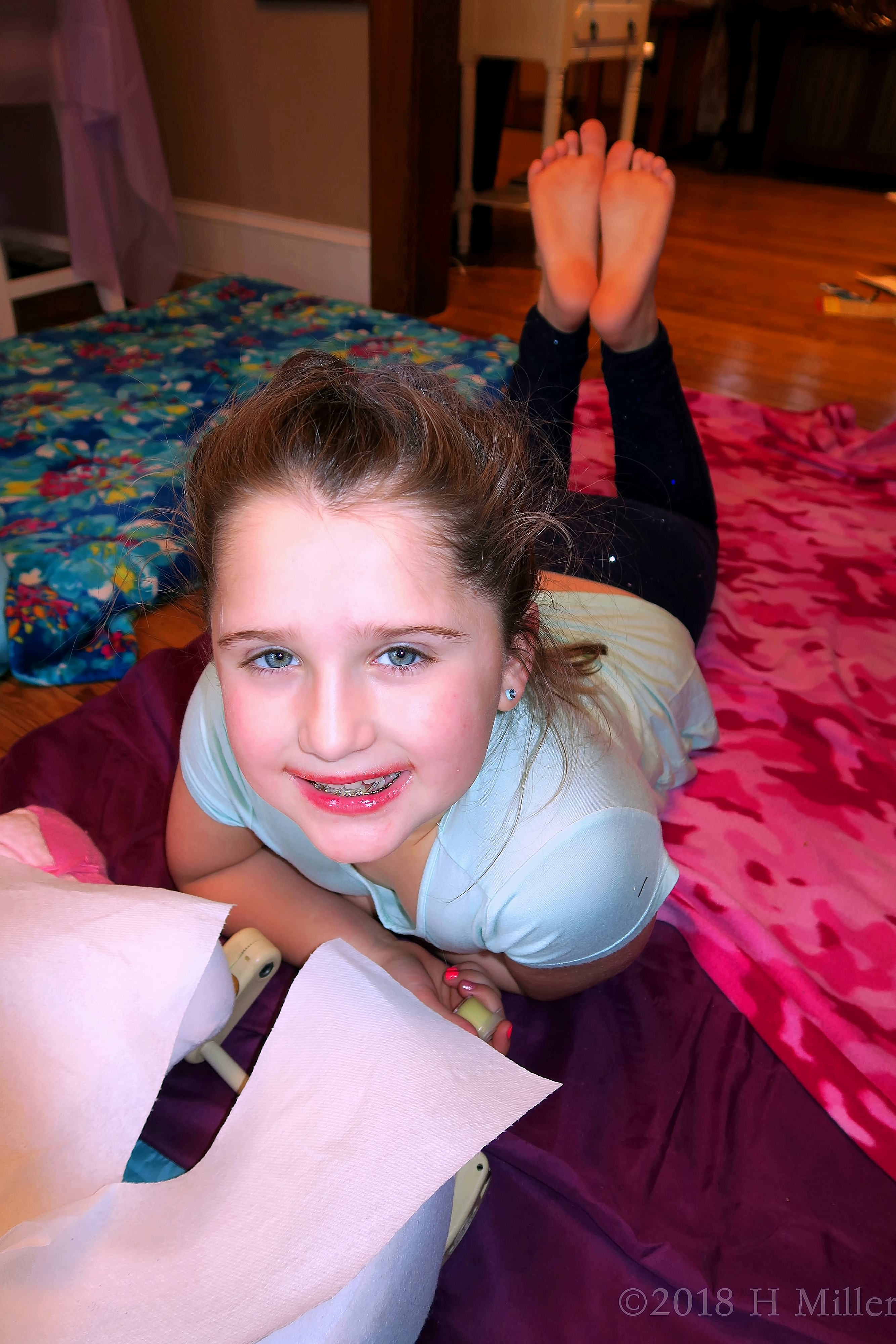 Kids Massage Time On Camo Blanket! Party Guest Poses Before Kids Massage! Kids Massage Time On Camo Blanket! Party Guest Poses Before Kids Massage!