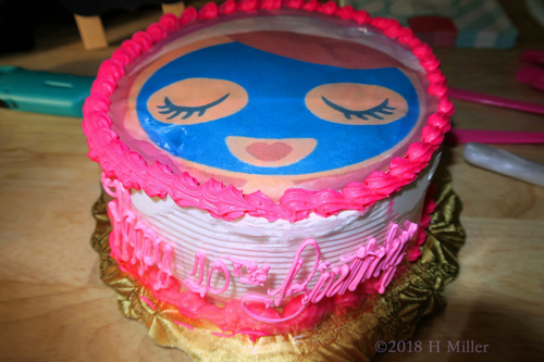 Happy Birthday! Spa Party Birthday Cake!