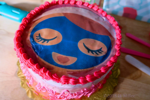 Spa Party Kids Facial Cake! Spa Party Kids Facial Cake!