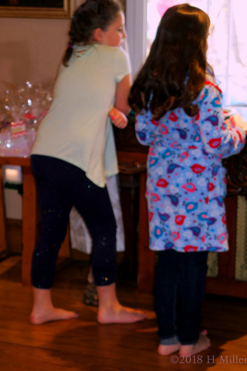 Waiting For Birthday Cake! Party Guests Gathered Around The Birthday Cake! Waiting For Birthday Cake! Party Guests Gathered Around The Birthday Cake!