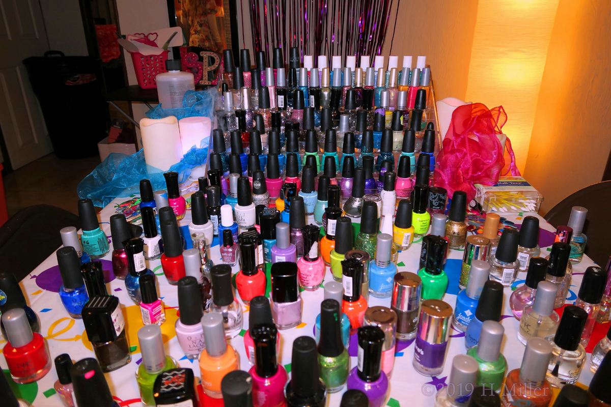 So Many Colors To Choose From At The Kids Nail Salon!