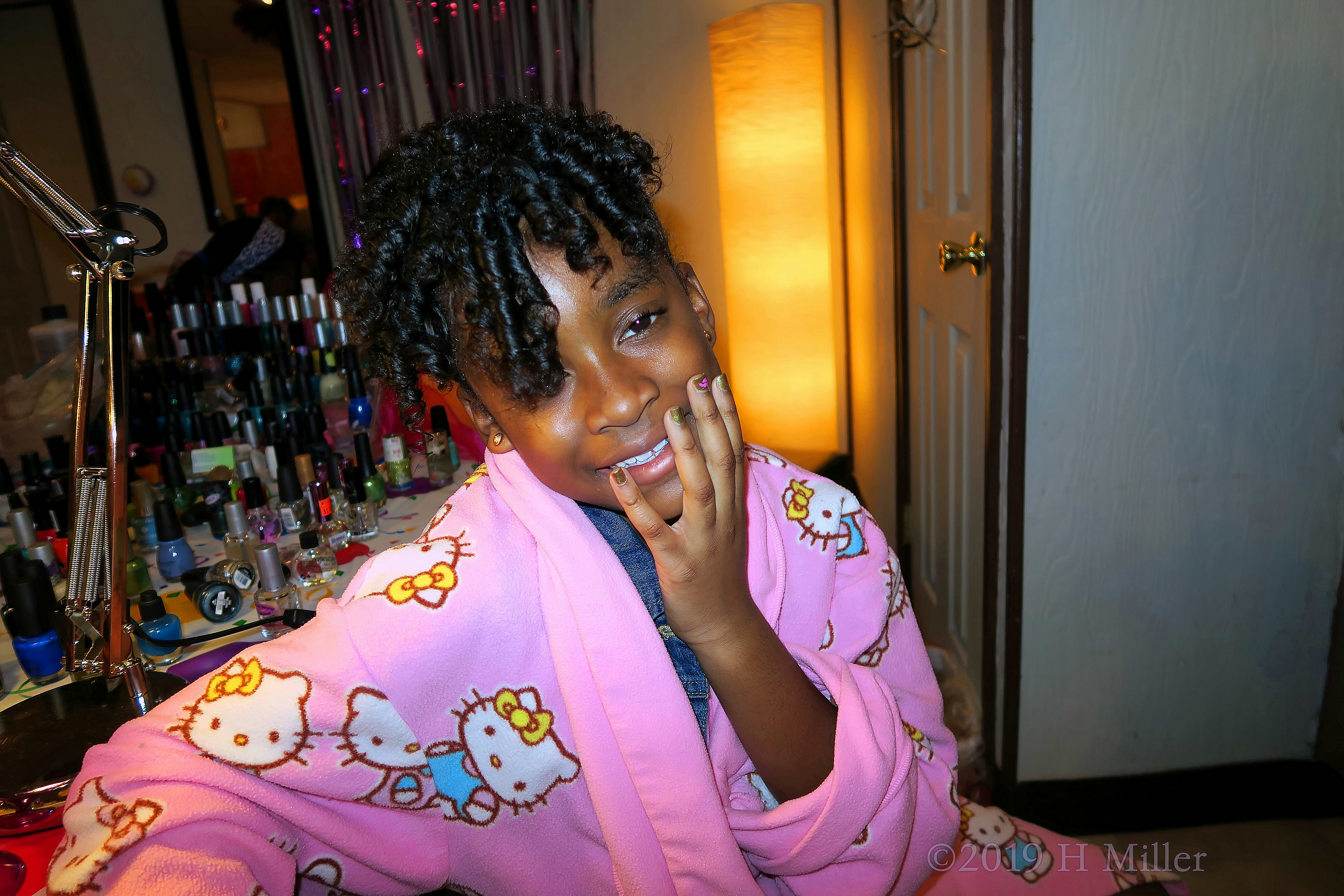 Birthday Girl Happy And Showing Off Her Gorgeous Kids Manicure 4 Birthday Girl Happy And Showing Off Her Gorgeous Kids Manicure 4