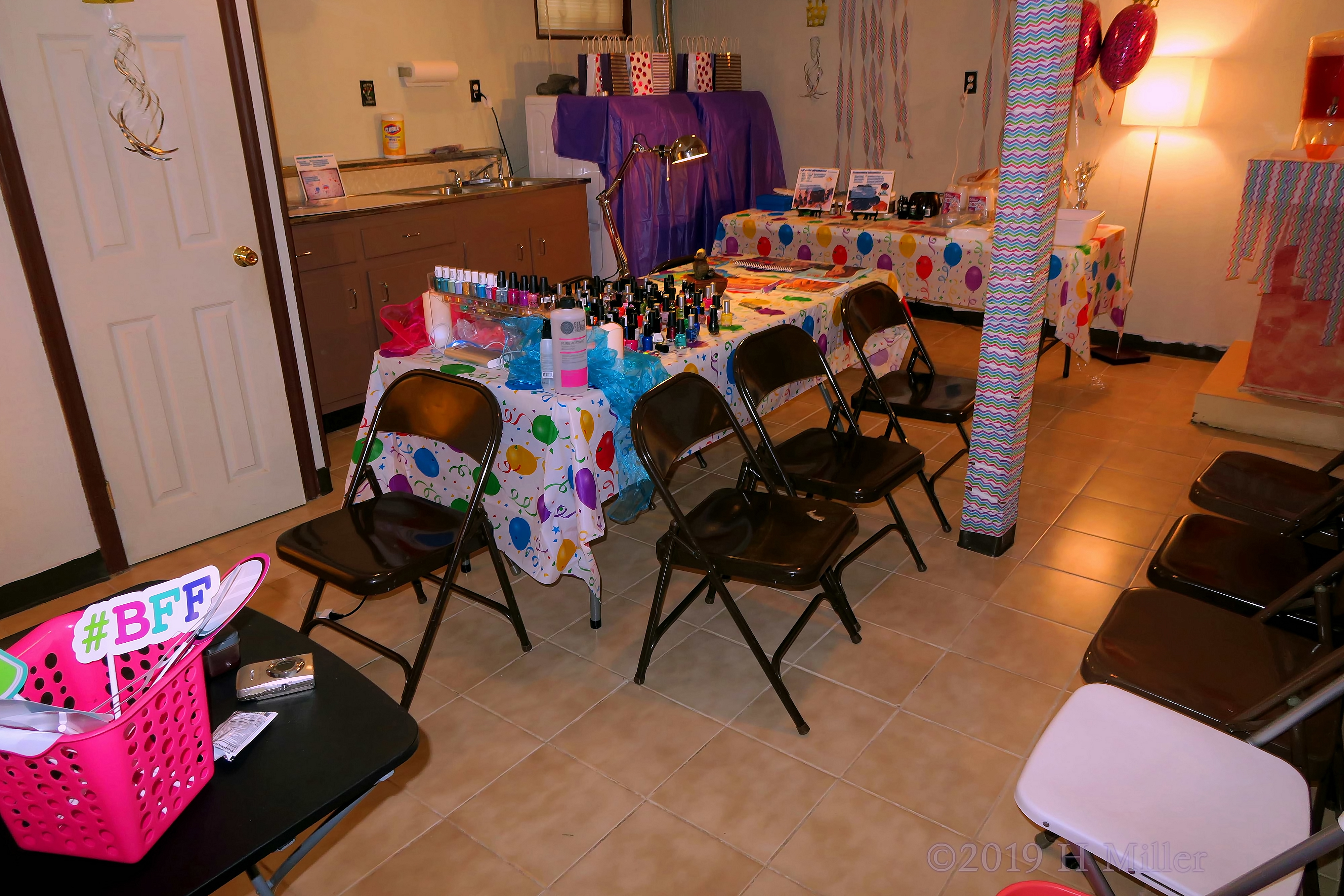 Colorful Decorated Party Venue For The Spa Birthday Party Colorful Decorated Party Venue For The Spa Birthday Party