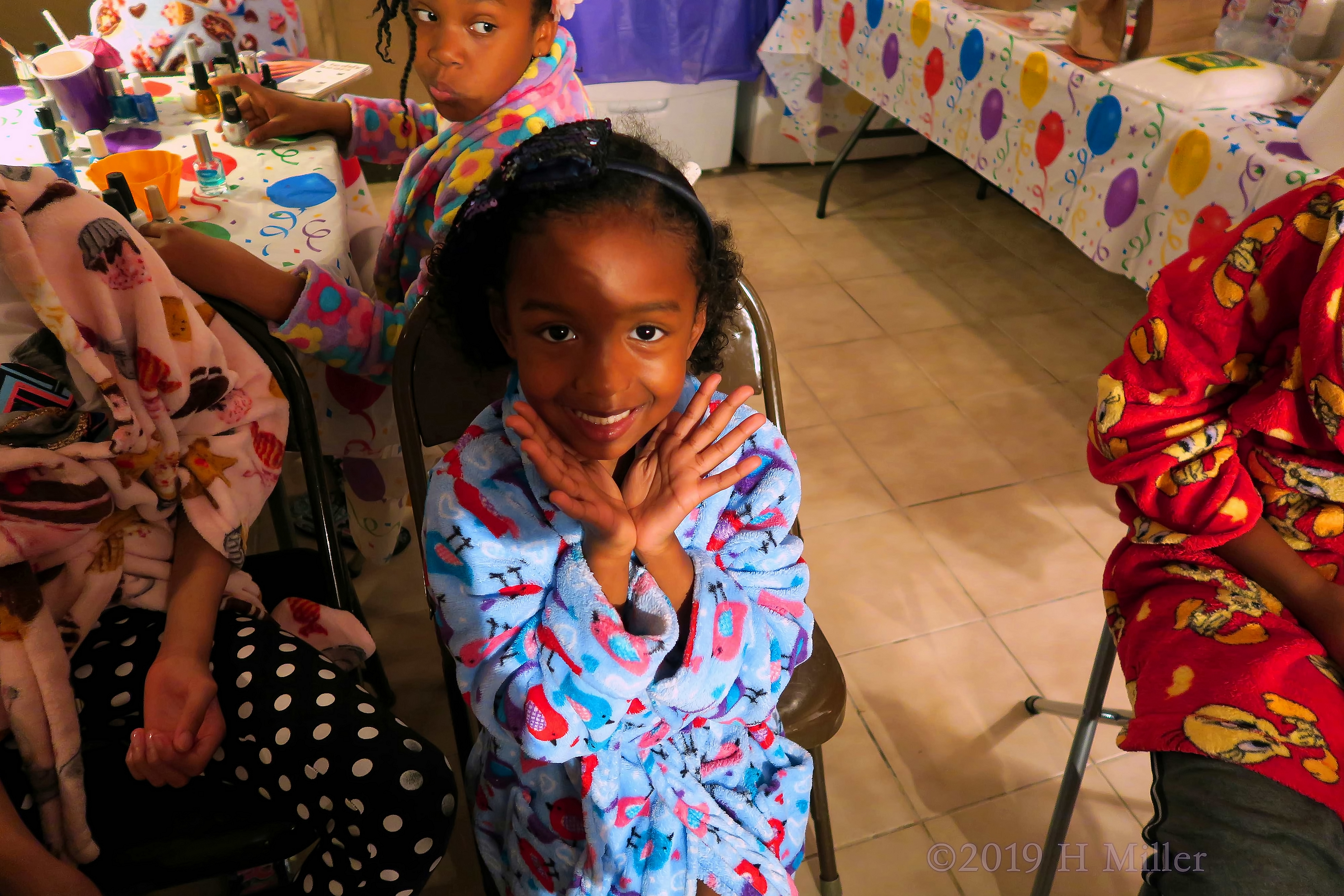 Happy Girl With Her Pretty Girls Manicure 4 Happy Girl With Her Pretty Girls Manicure 4