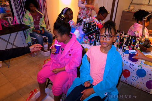 Mini Pedi Session In Progress And The Girls Are Loving It Mini Pedi Session In Progress And The Girls Are Loving It