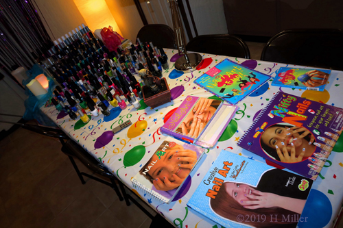 Wide Shot Of Nail Salon For Kids Statio Wide Shot Of Nail Salon For Kids Statio