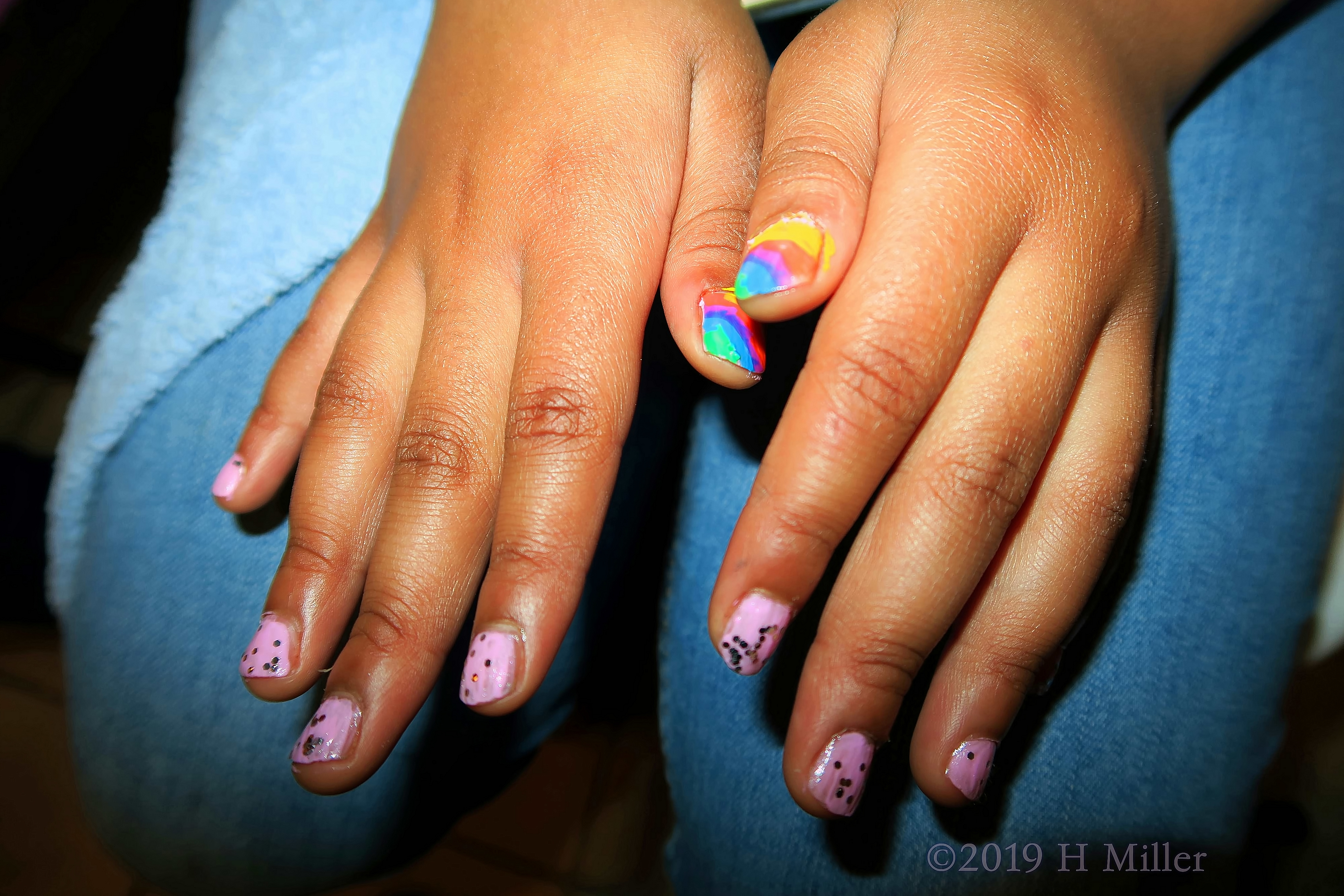 A Closer Look At A Party Guests' Beautiful Kids Nail Art Creation! A Closer Look At A Party Guests' Beautiful Kids Nail Art Creation!