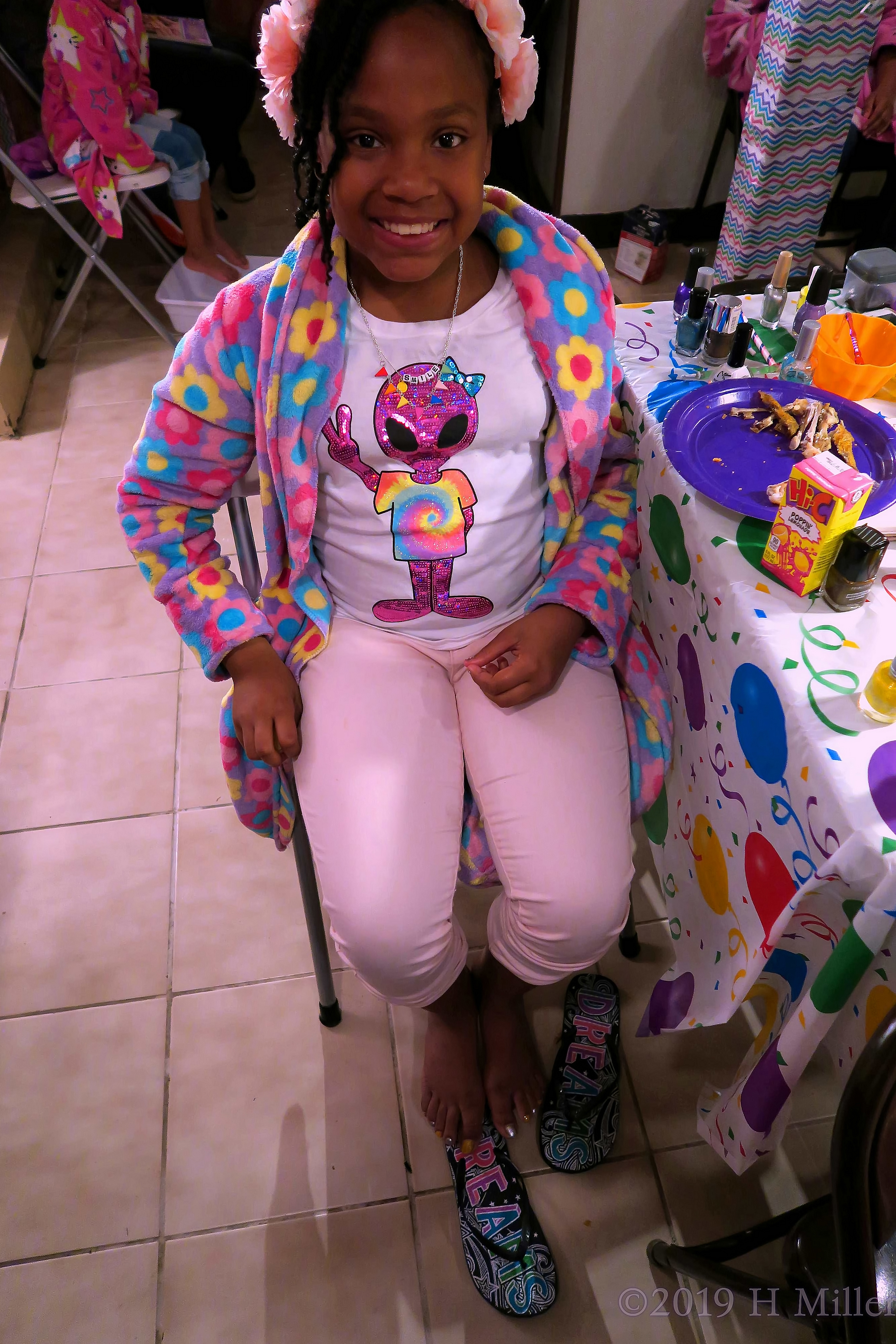 She's Happy With How Her Kids Pedicure Turned Out! She's Happy With How Her Kids Pedicure Turned Out!