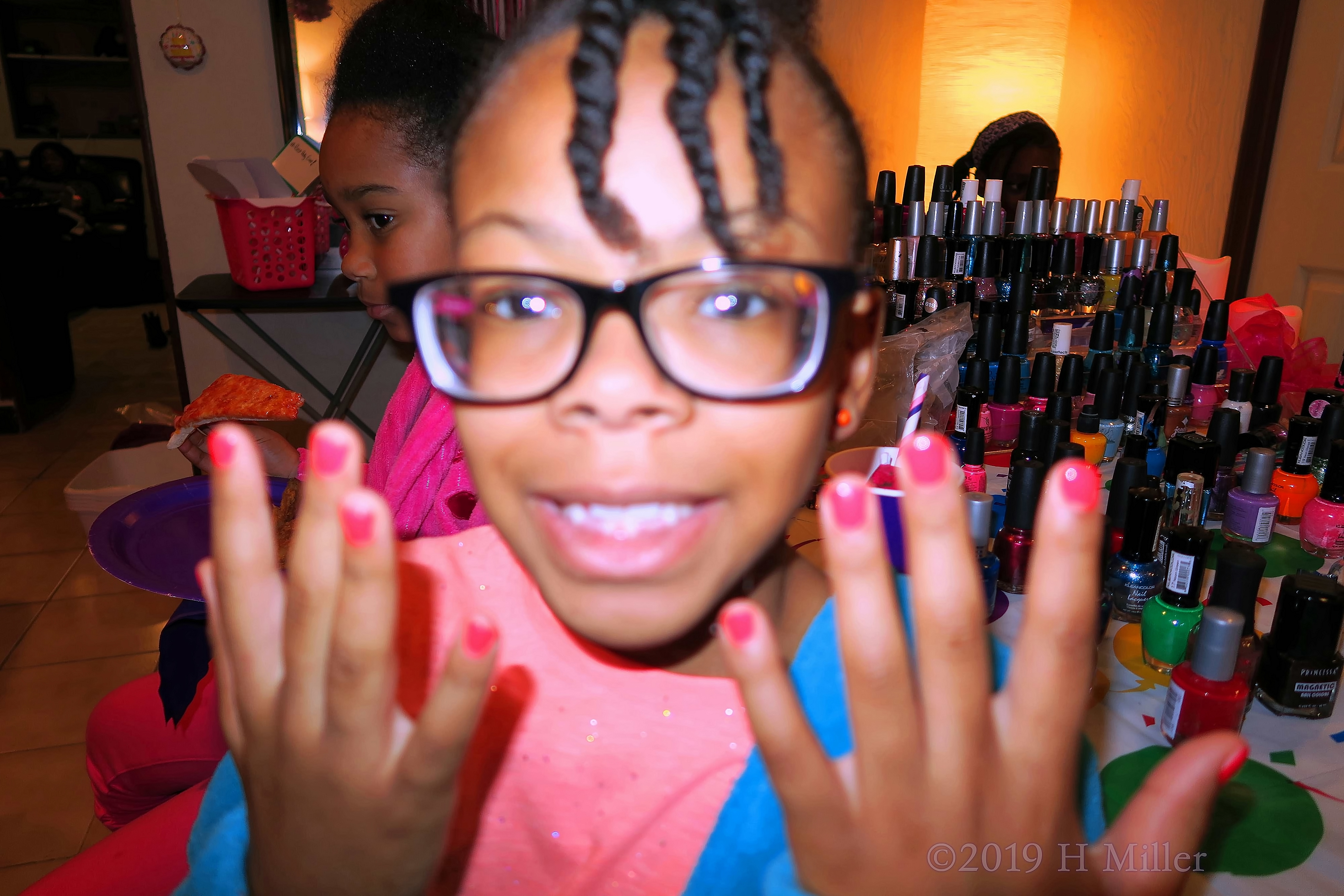 Showing Off Her Beautiful Girls Manicure Showing Off Her Beautiful Girls Manicure