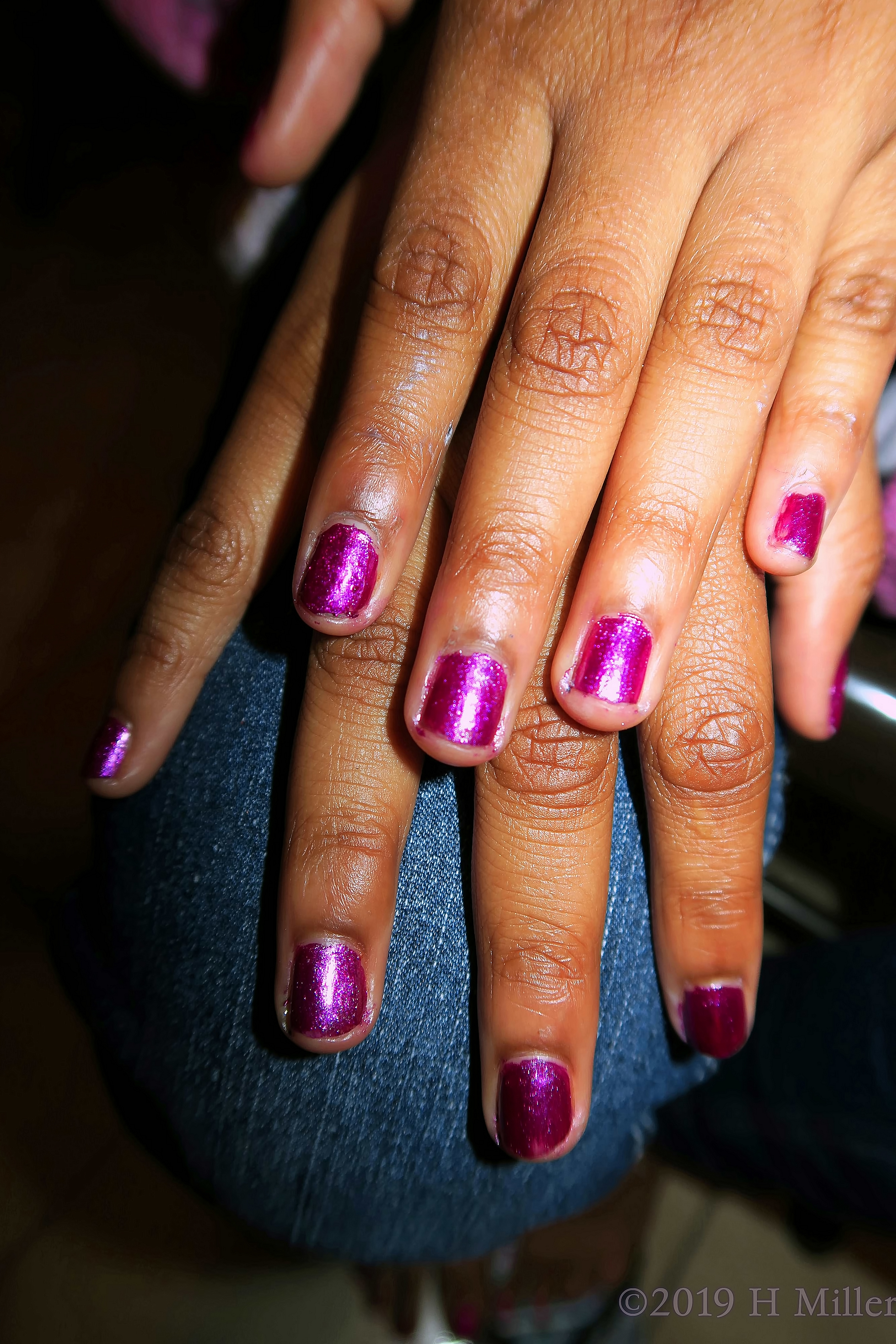 Sparkly Purple Glitter Goodness For This Kids Manicure! Sparkly Purple Glitter Goodness For This Kids Manicure!