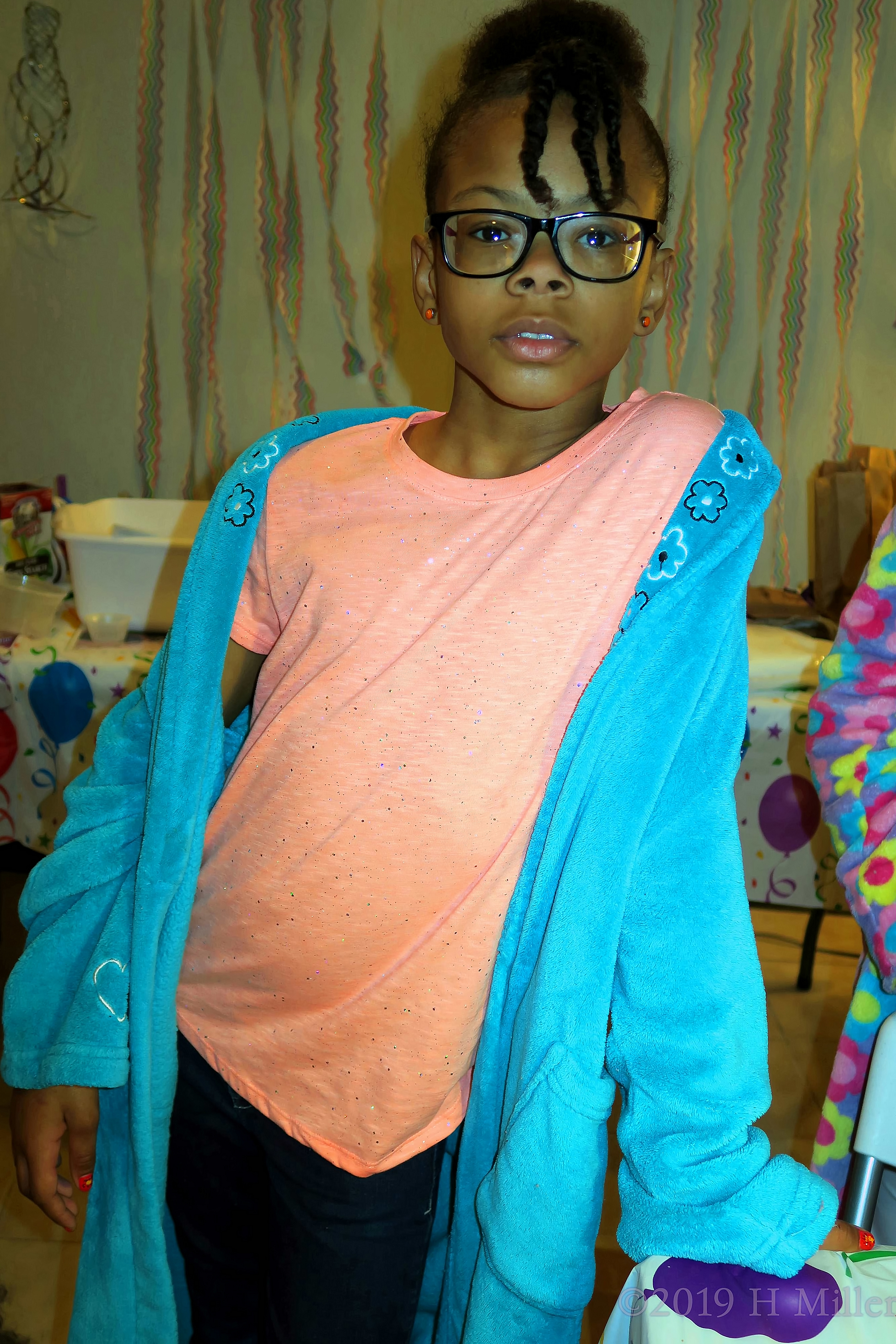 Striking A Pose At Jordyn's Spa Day Party Striking A Pose At Jordyn's Spa Day Party