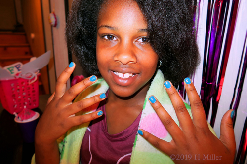 Another Shot Of The Beautiful Girls Manicure!