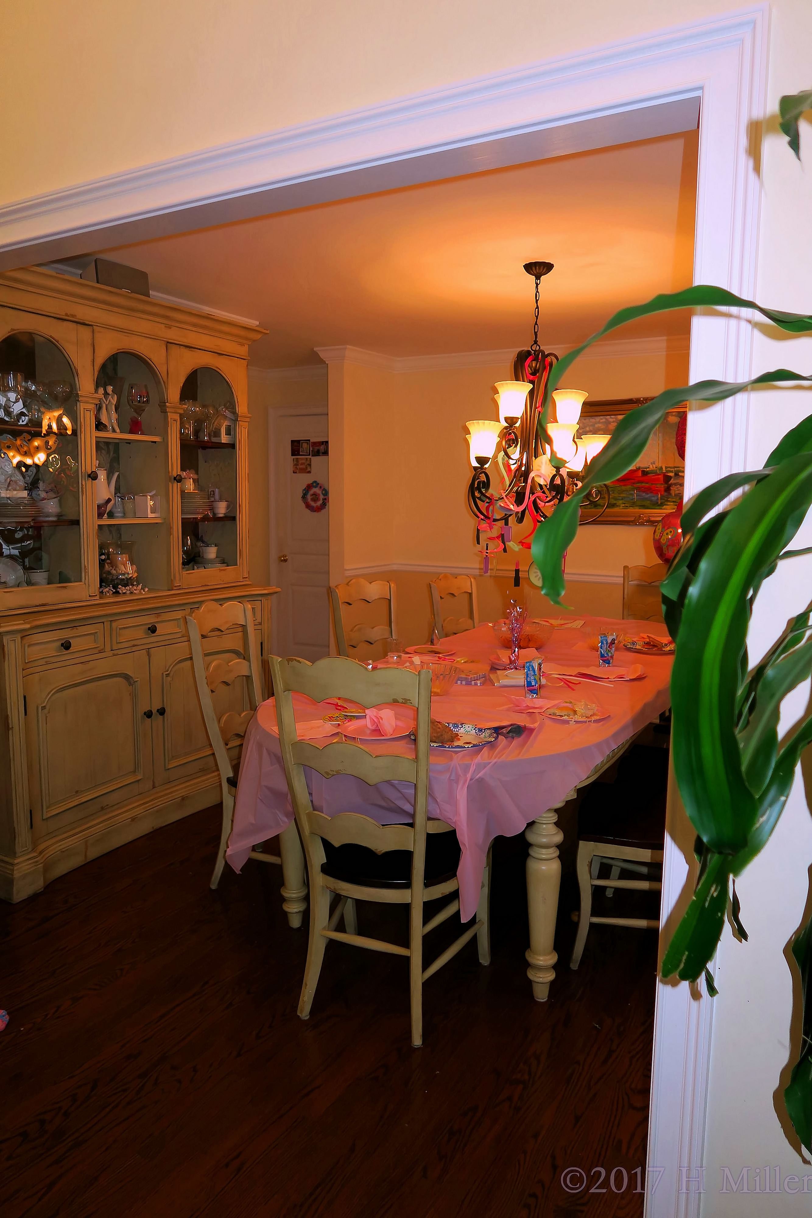 The Table Is Set For The Girls Spa Dinner The Table Is Set For The Girls Spa Dinner